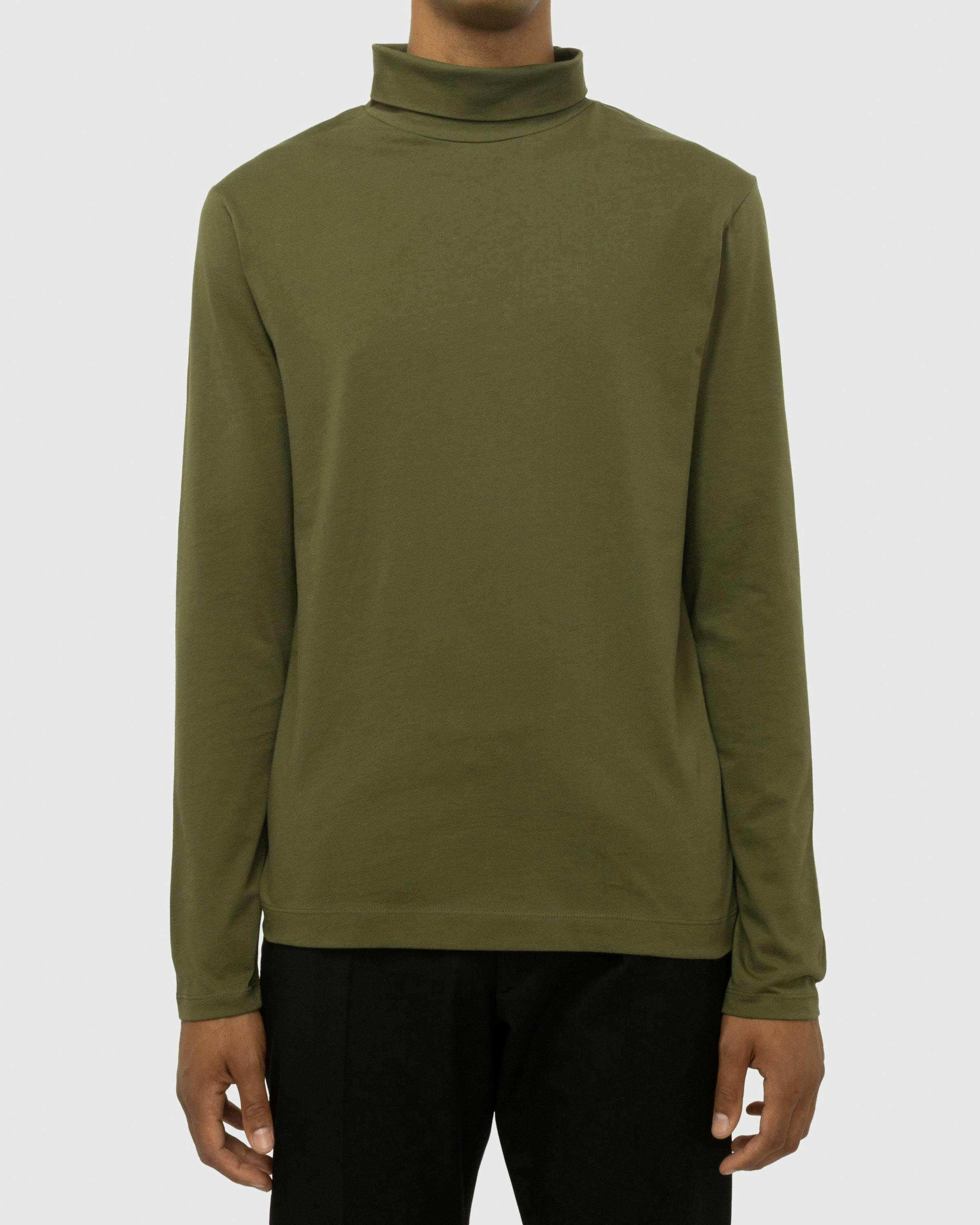 Dries van Noten - Heyzo Turtleneck Jersey Shirt Green - Clothing - Green - Image 4