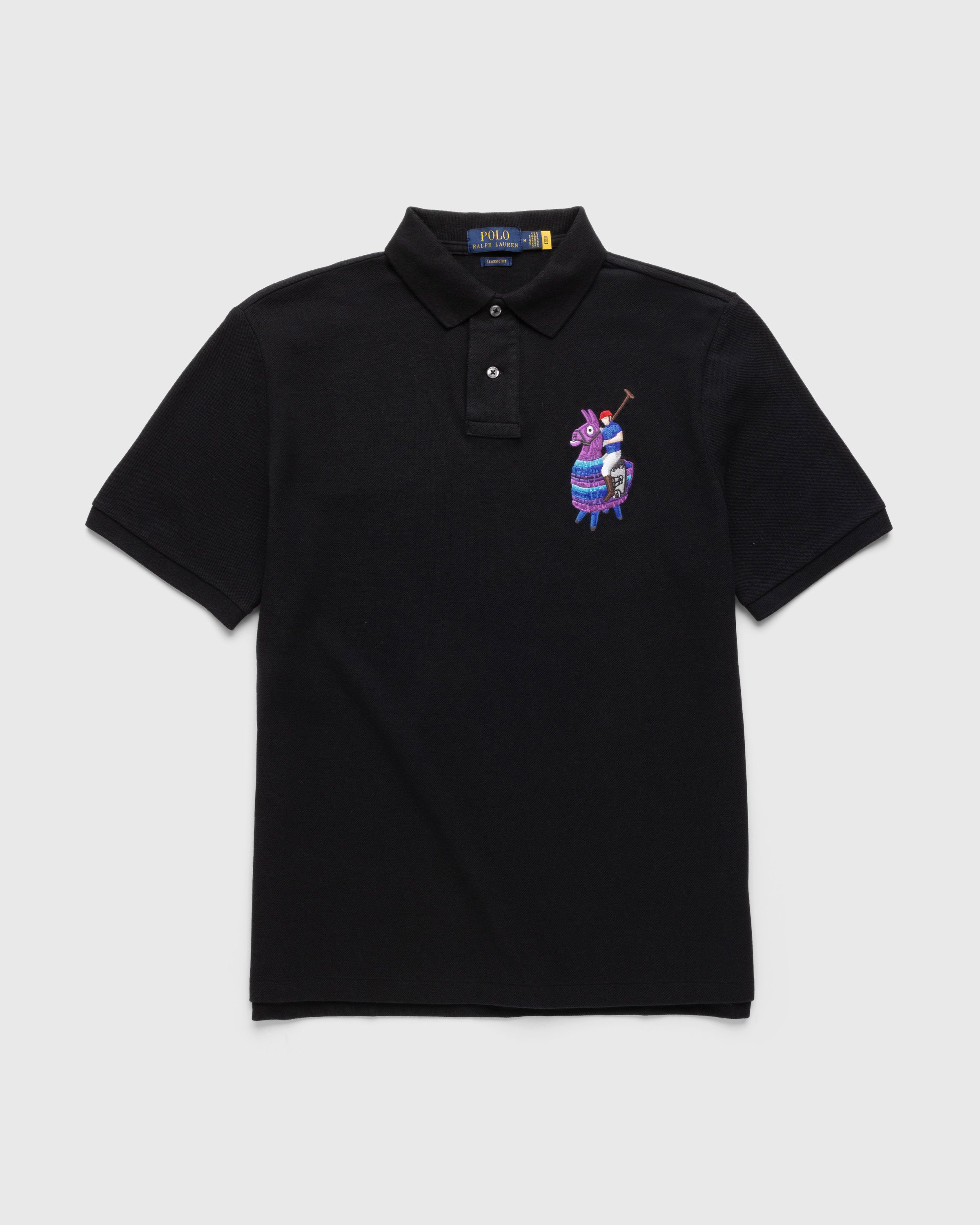 Ralph Lauren x Fortnite - Short Sleeve Polo Shirt Black - Clothing - Black - Image 1