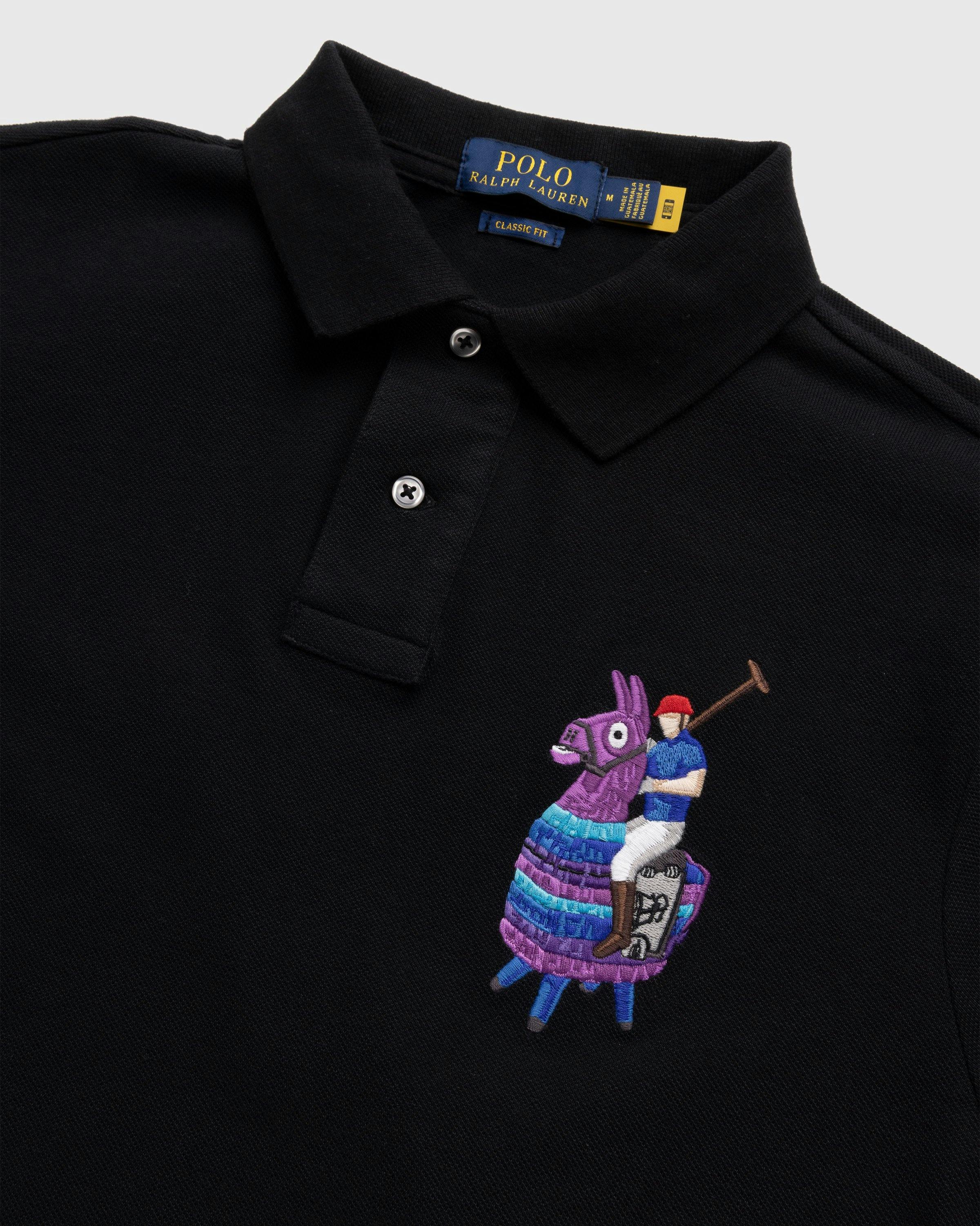 Ralph Lauren x Fortnite - Short Sleeve Polo Shirt Black - Clothing - Black - Image 3