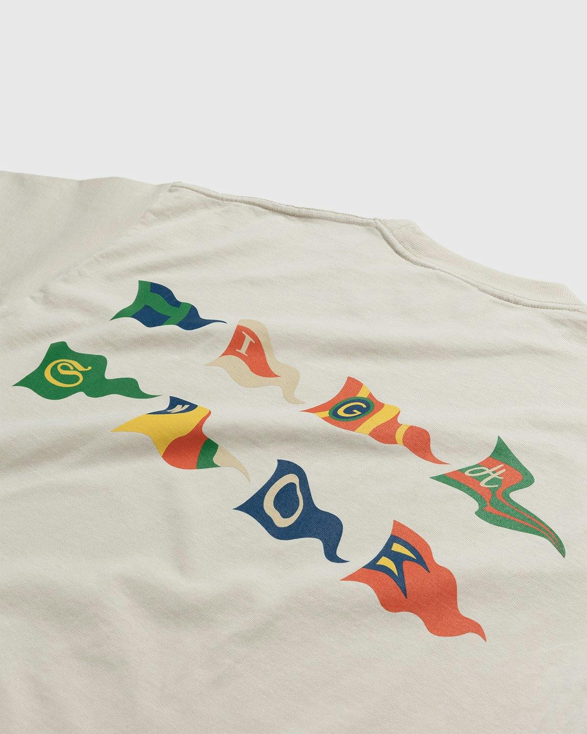 Highsnobiety - Flags T-Shirt Eggshell - Clothing - Beige - Image 4