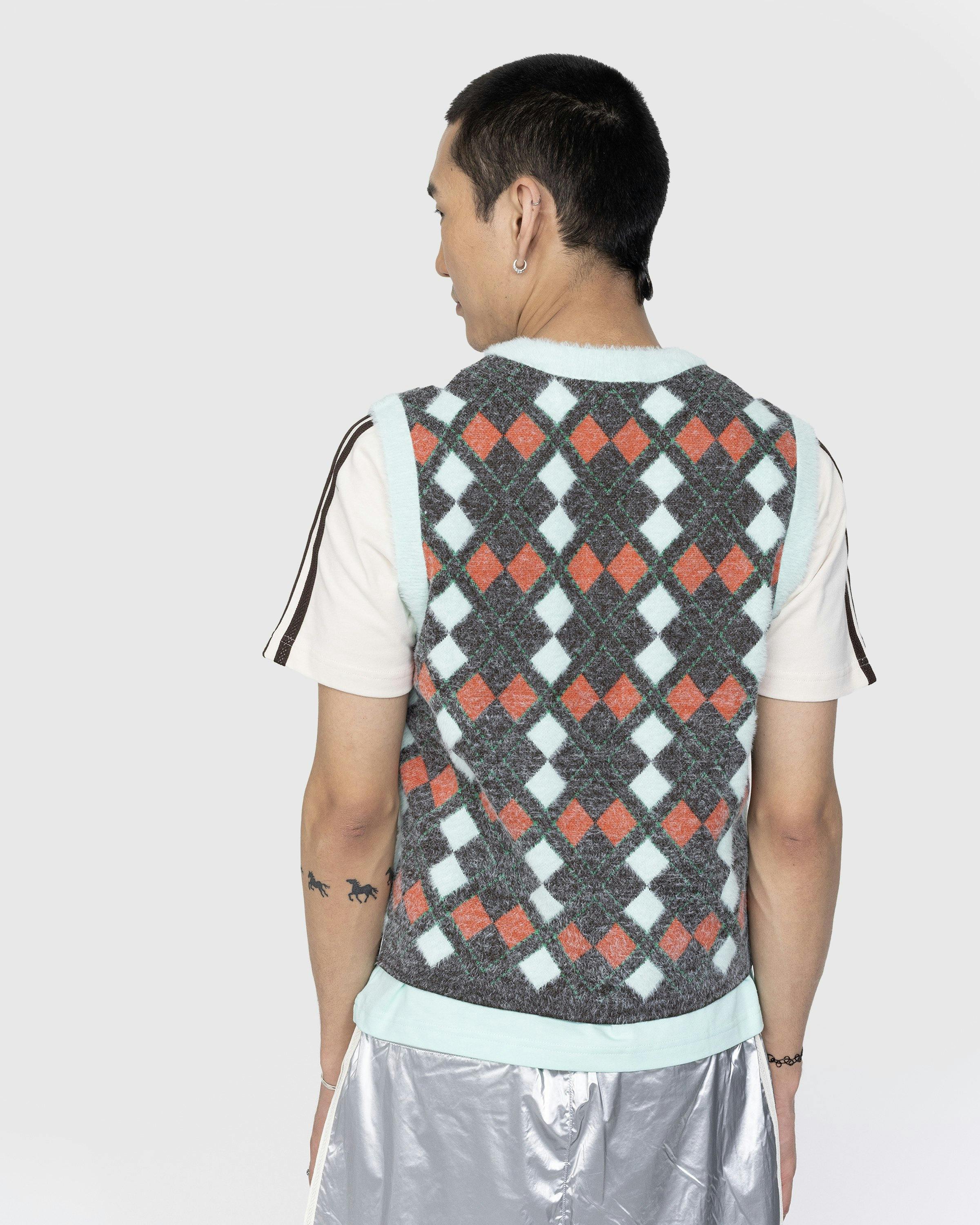 Adidas x Wales Bonner - Knit Argyle Vest Multi - Clothing - Multi - Image 3