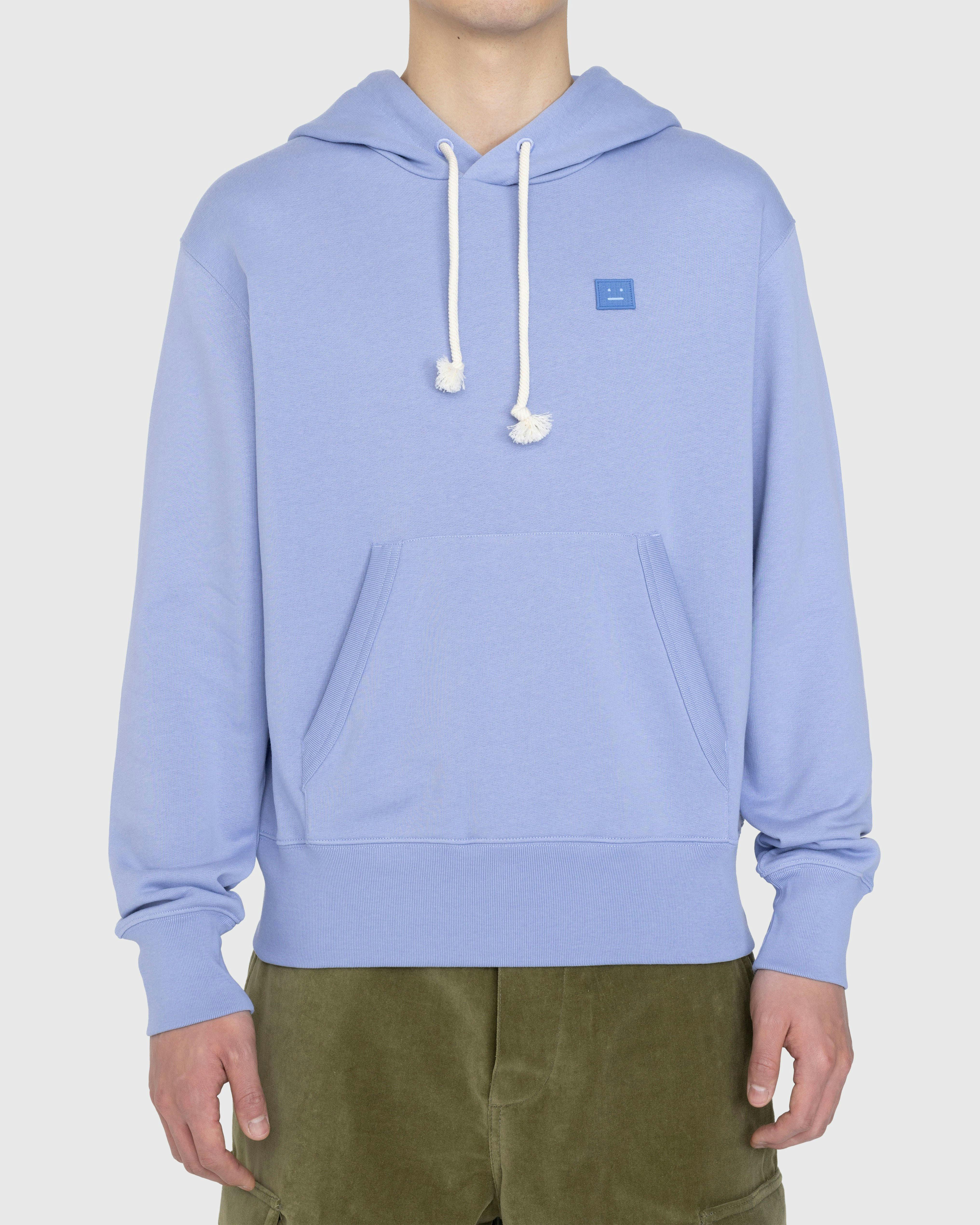 Acne Studios - Organic Cotton Hooded Sweatshirt Purple - Clothing - Purple - Image 2