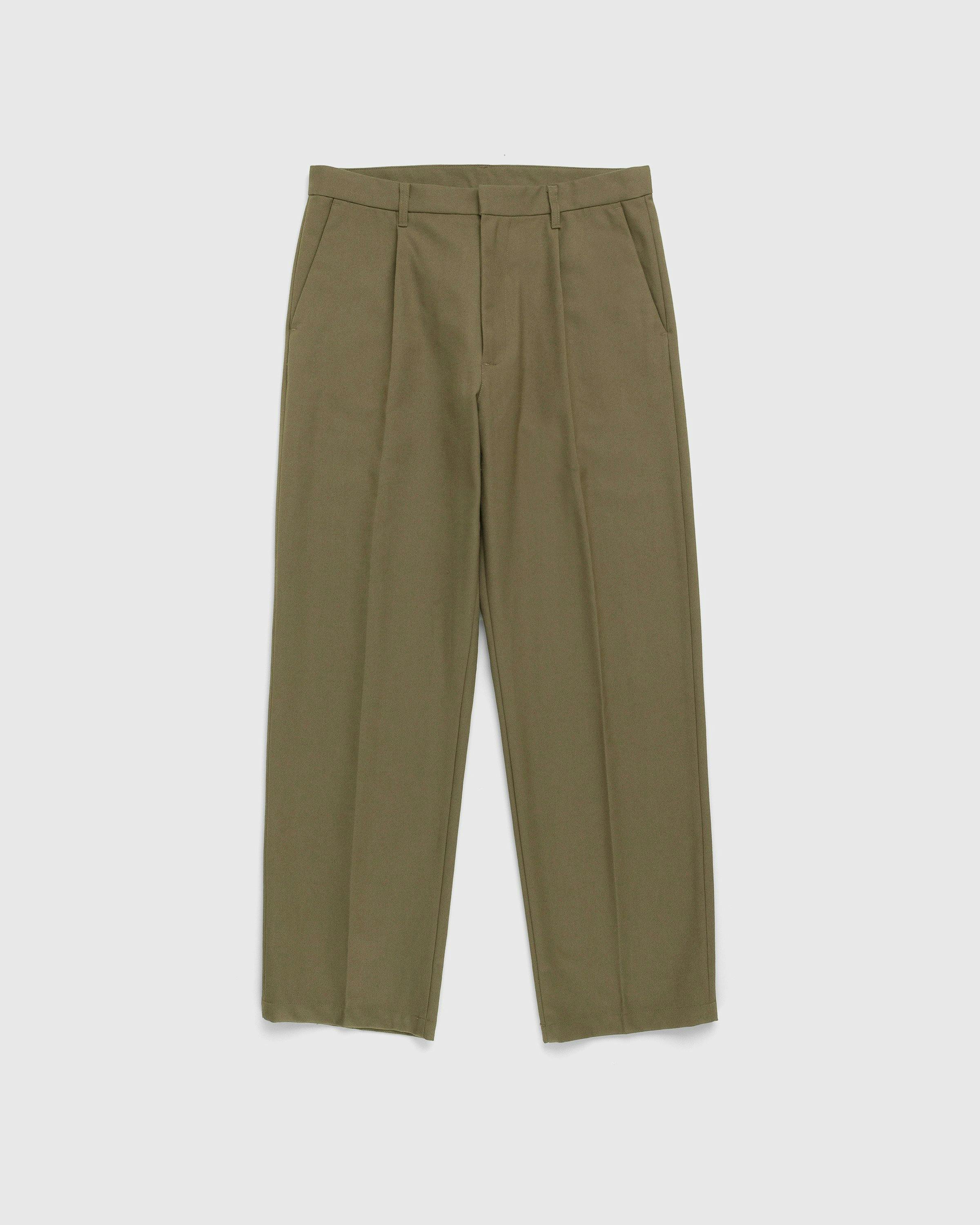 Highsnobiety - Heavy Wool Dress Pants Light Brown - Clothing - Brown - Image 1