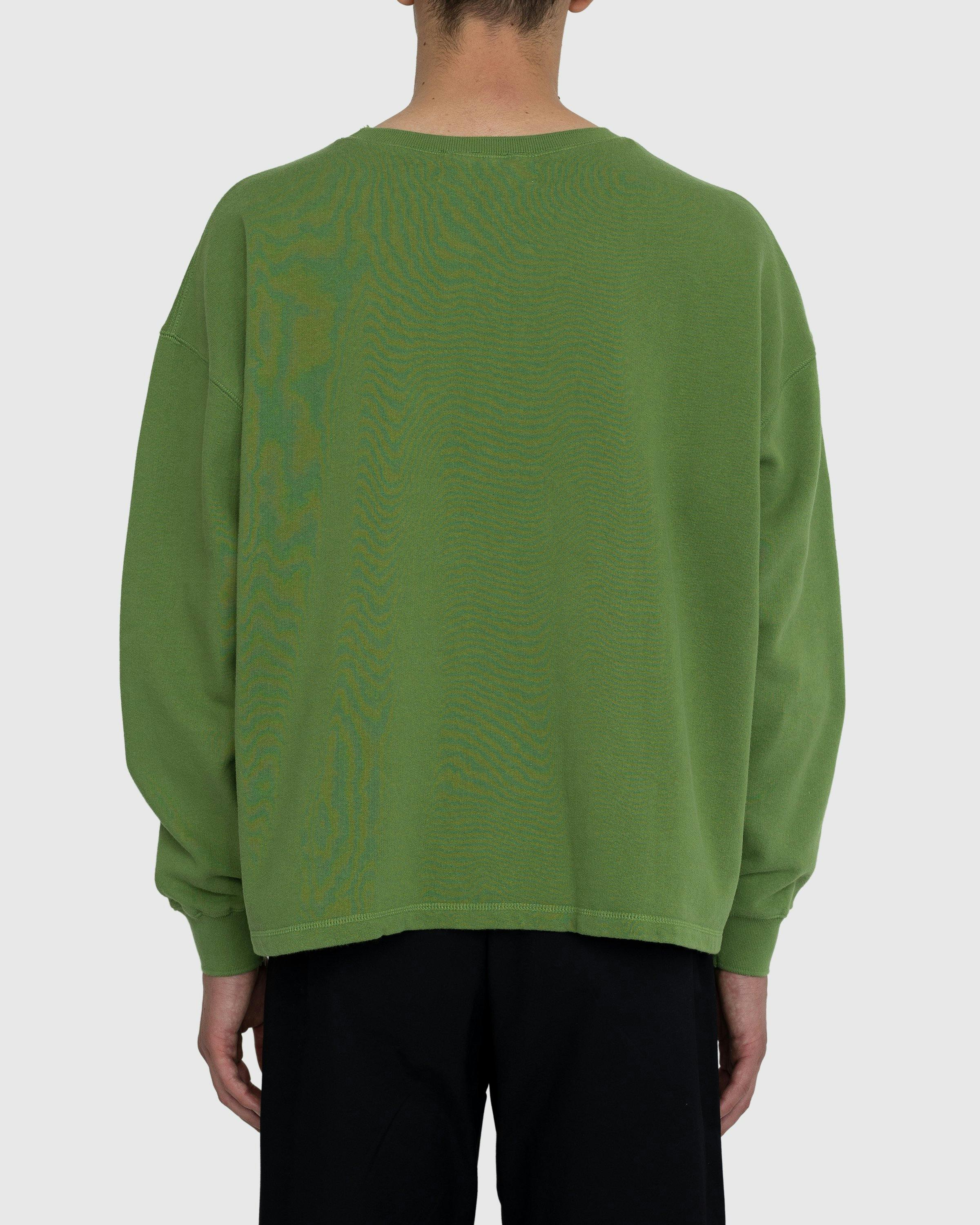 Bode - Rickrack Logo Crewneck Green - Clothing - Green - Image 3