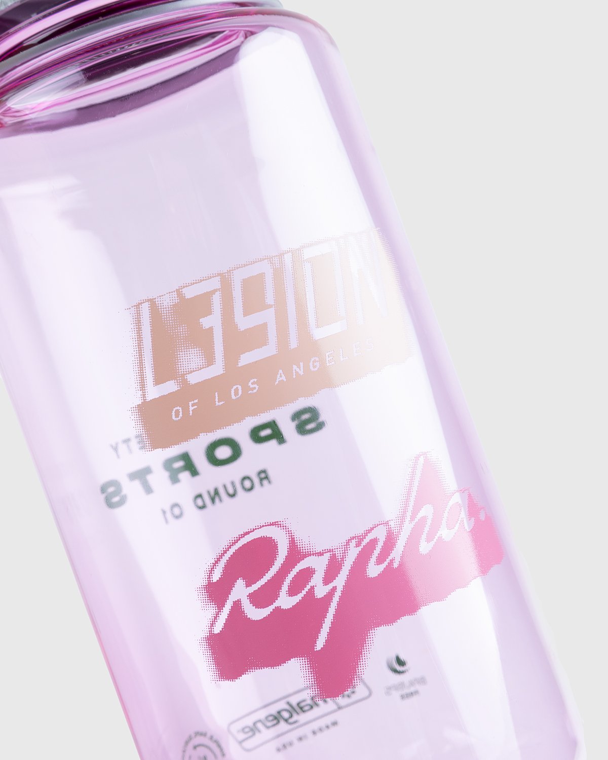 Rapha x L39ION of LA x Highsnobiety - HS Sports Nalgene Bottle Grey - Lifestyle - Pink - Image 3