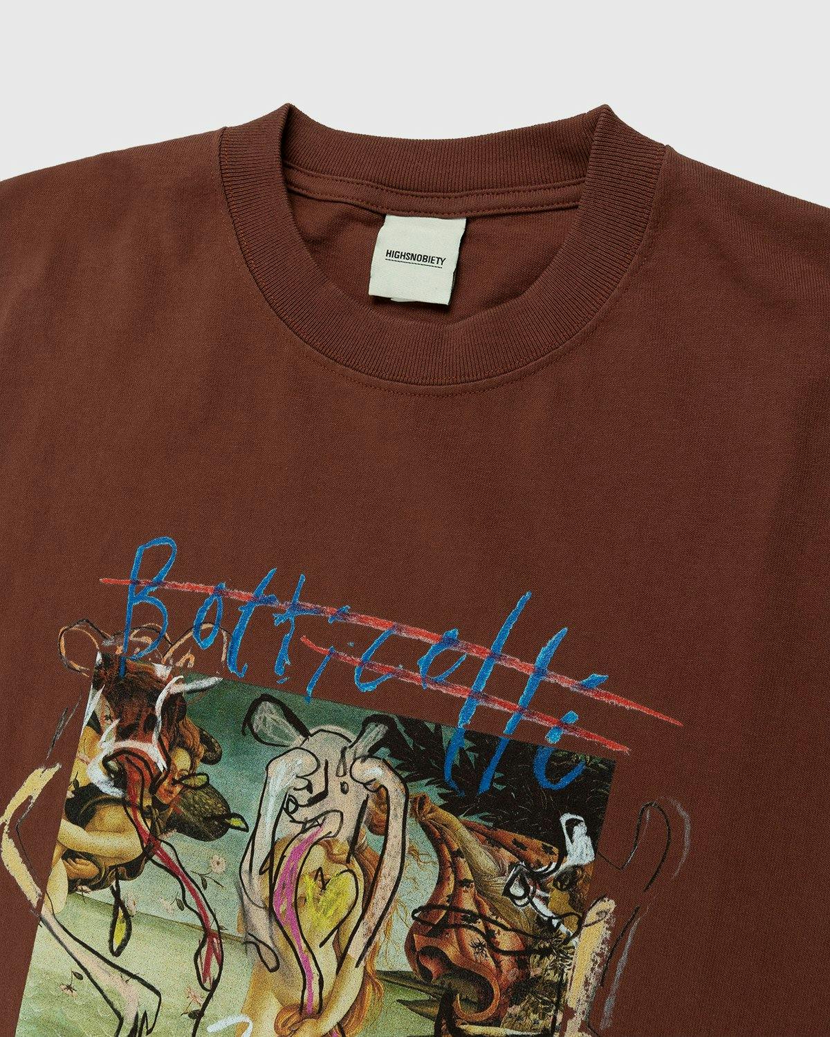 Simon Fujiwara x Highsnobiety - Birth Of Venus T-Shirt Brown - Clothing - Brown - Image 5