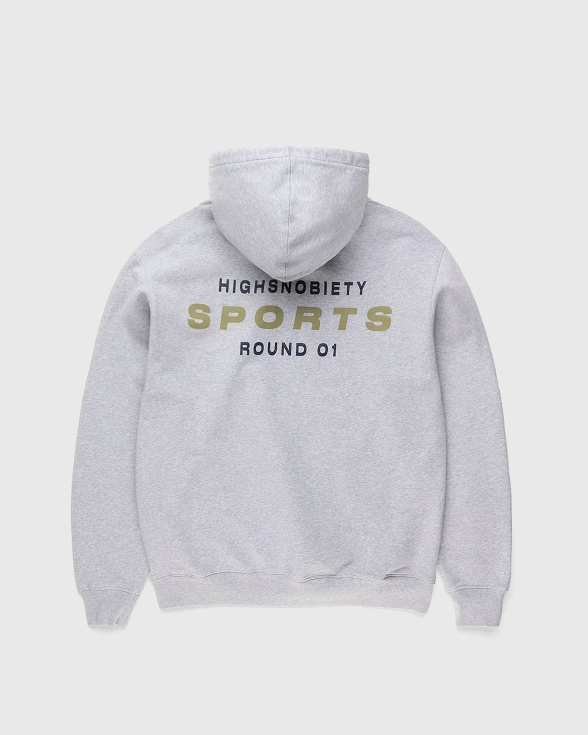 Highsnobiety - HS Sports Round 01 Hoodie Grey - Clothing - Grey - Image 1