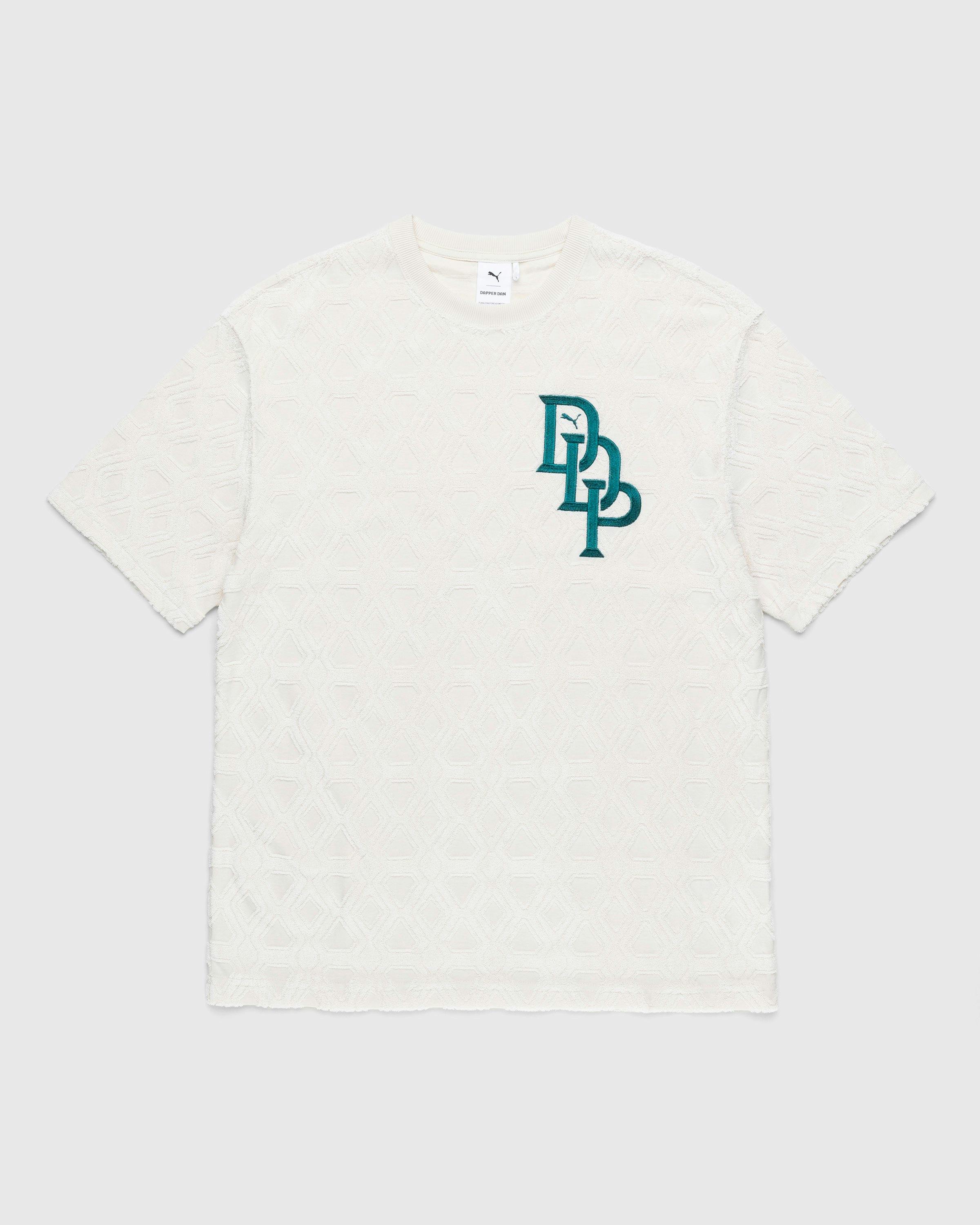 Puma x Dapper Dan - Jacquard Logo Tee Beige - Clothing - Brown - Image 1