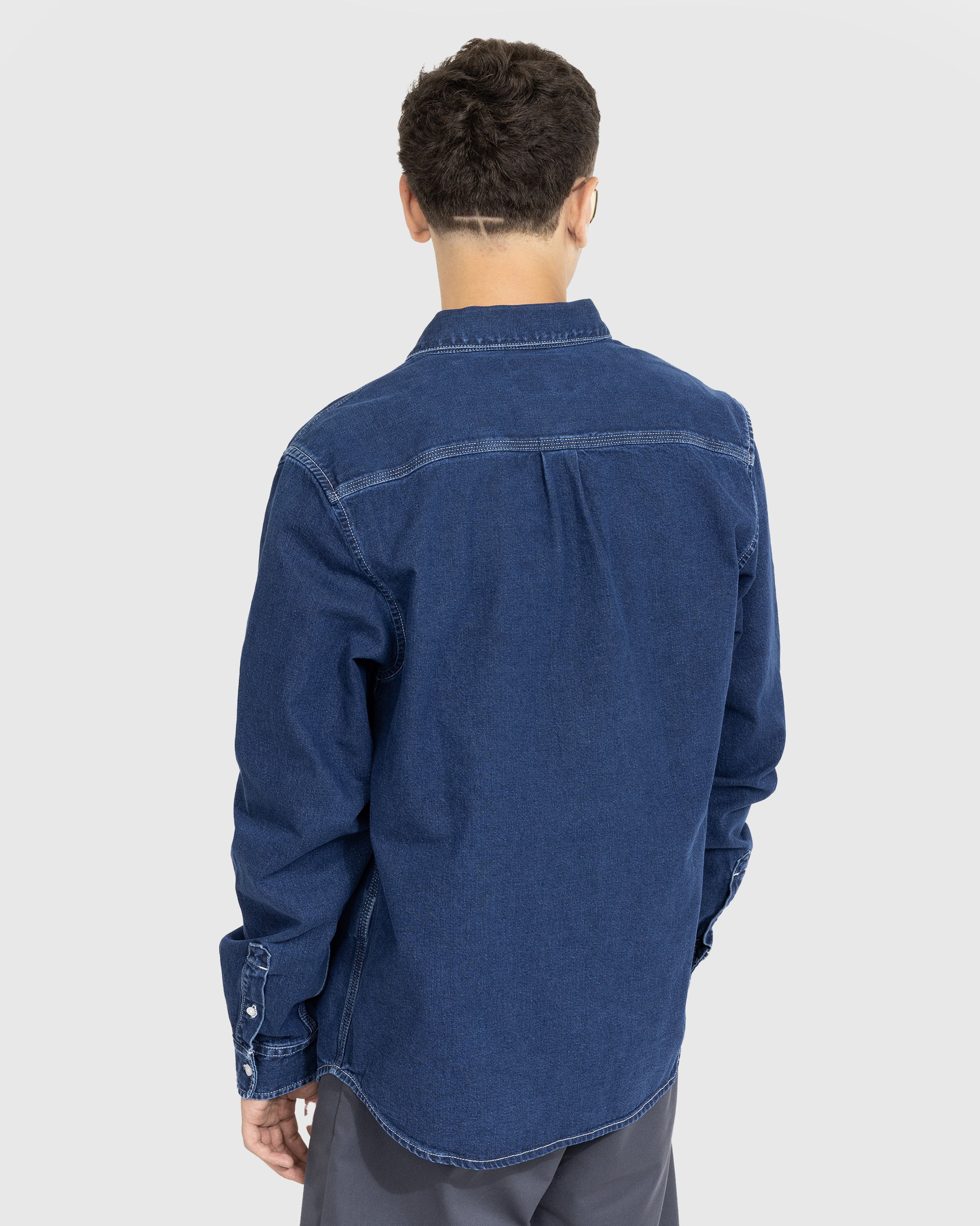Carhartt WIP - Weldon Denim Shirt Stonewashed Blue - Clothing - Blue - Image 3