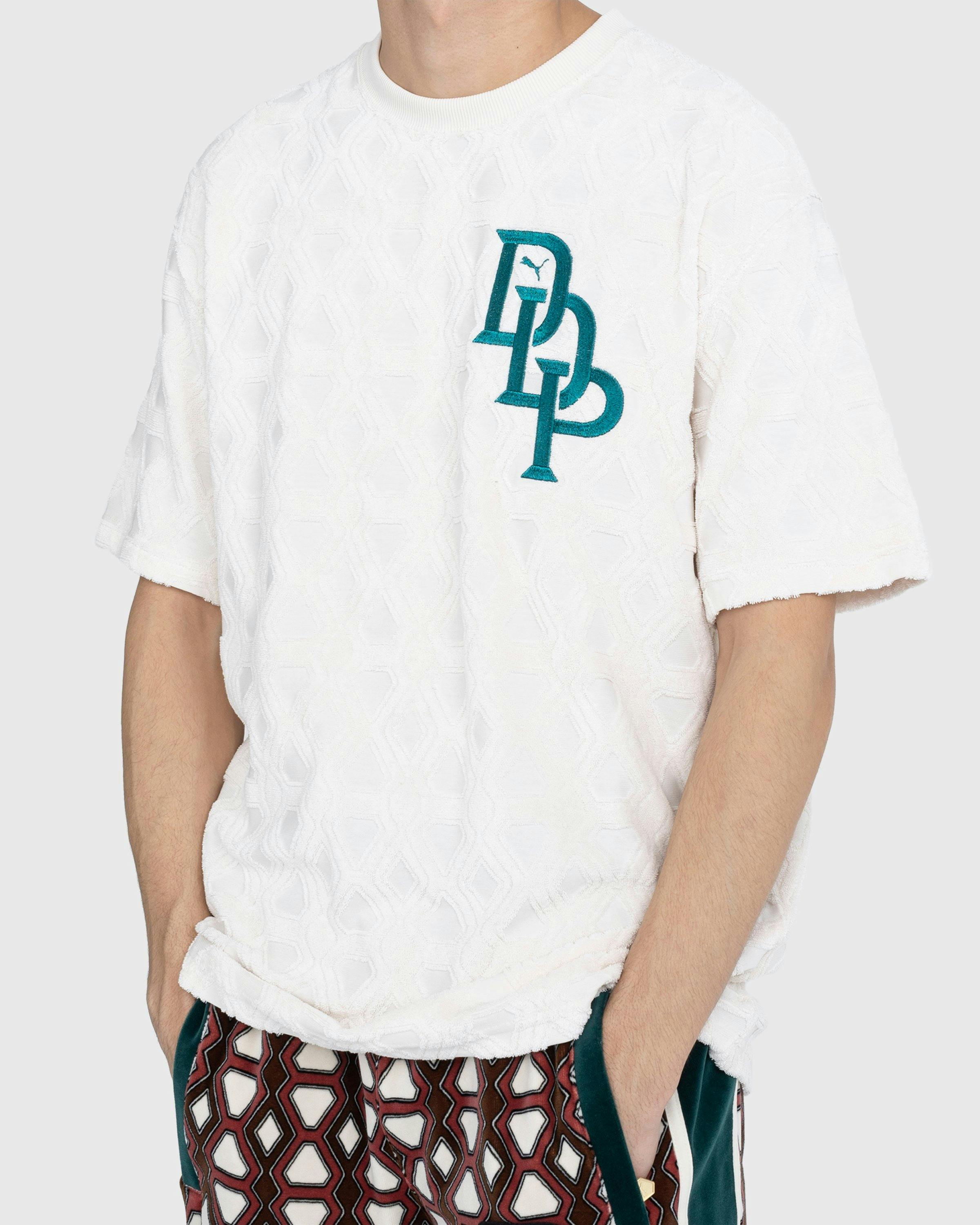 Puma x Dapper Dan - Jacquard Logo Tee Beige - Clothing - Brown - Image 5