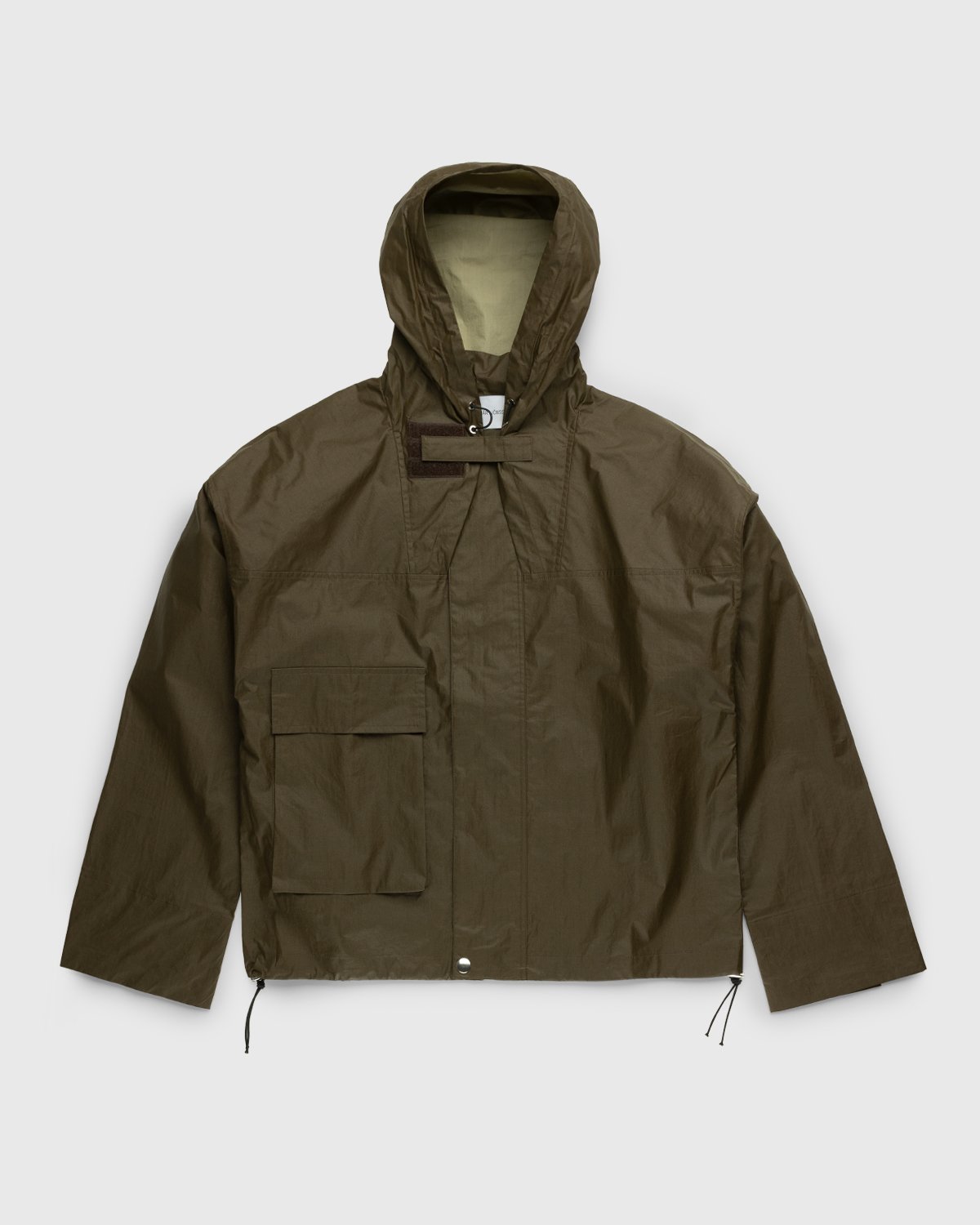 Arnar Mar Jonsson - Skel Hooded Jacket Beige/Chocolate - Clothing - Brown - Image 1