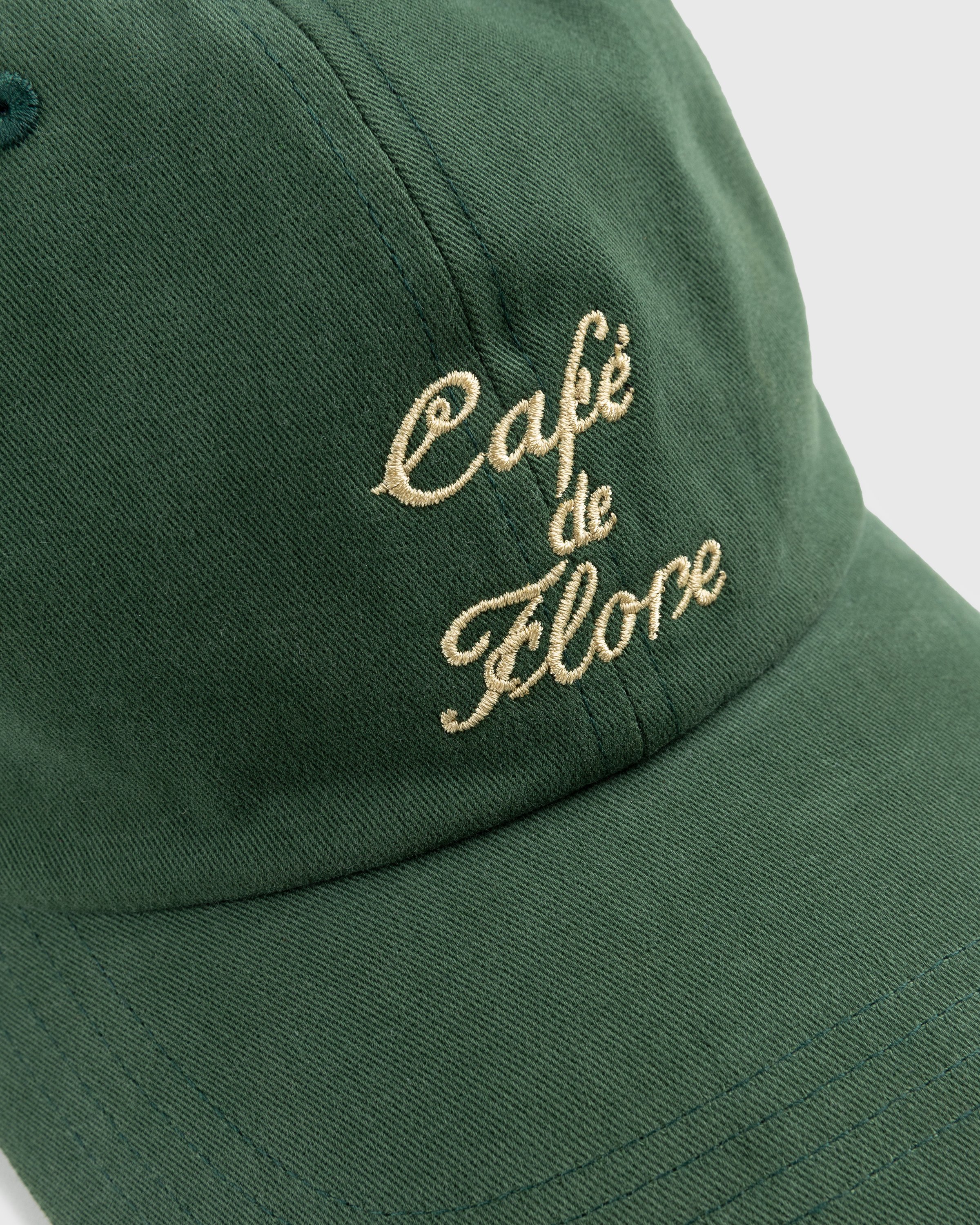 Café de Flore x Highsnobiety - Not In Paris 4 Logo Cap Green - Accessories - Green - Image 5