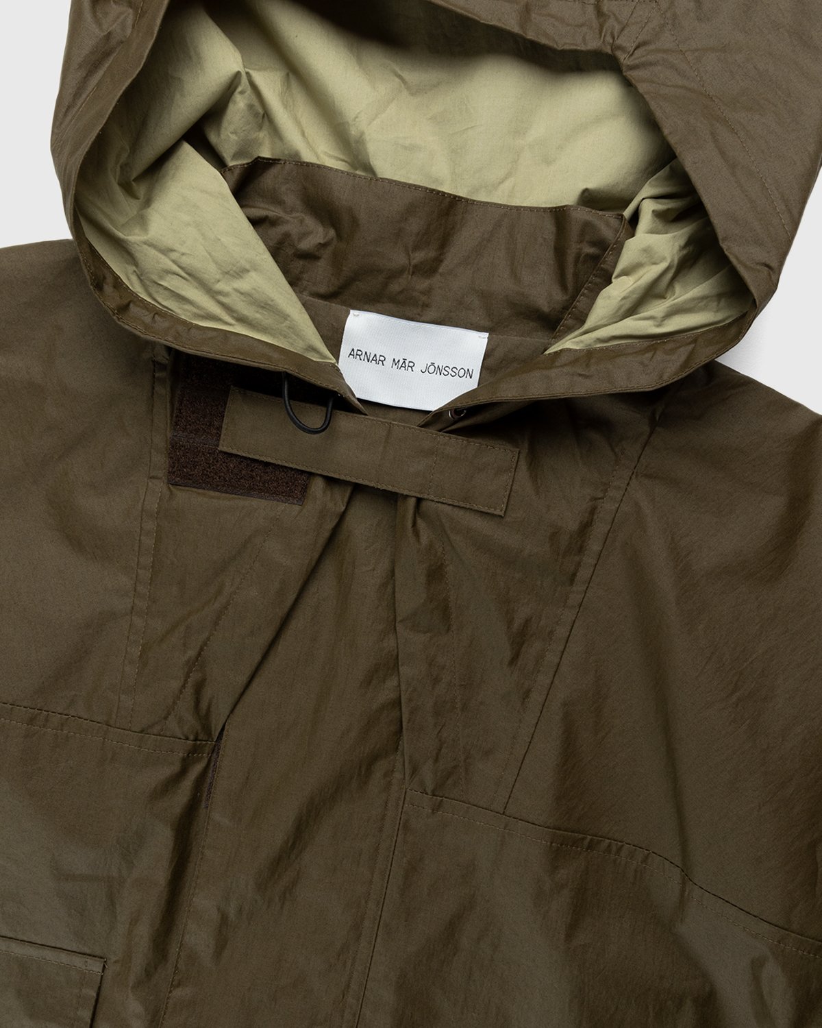 Arnar Mar Jonsson - Skel Hooded Jacket Beige/Chocolate - Clothing - Brown - Image 5