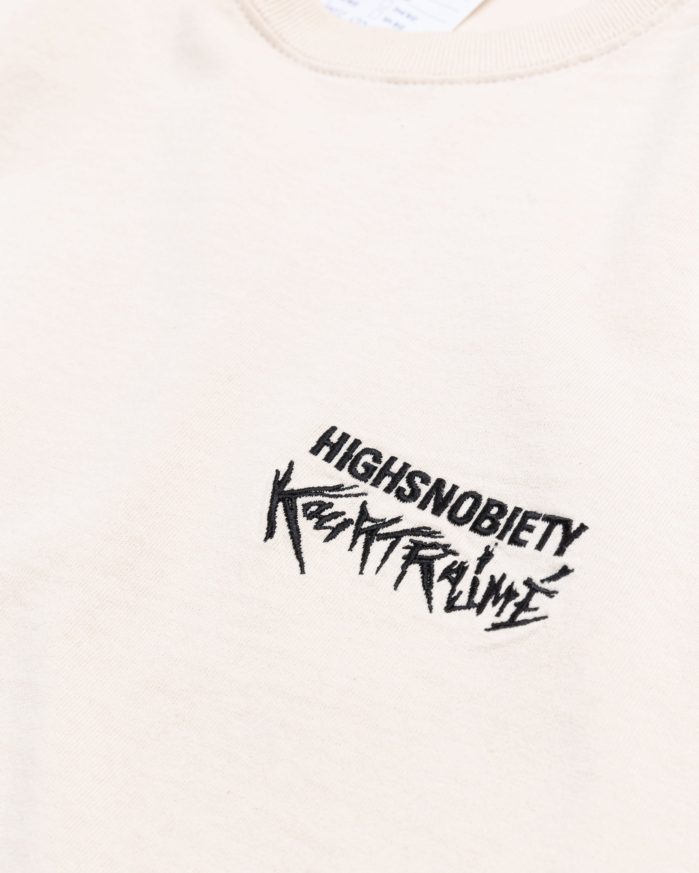 École Kourtrajmé x Highsnobiety - Short Sleeve T-Shirt Eggshell - Clothing - Beige - Image 7