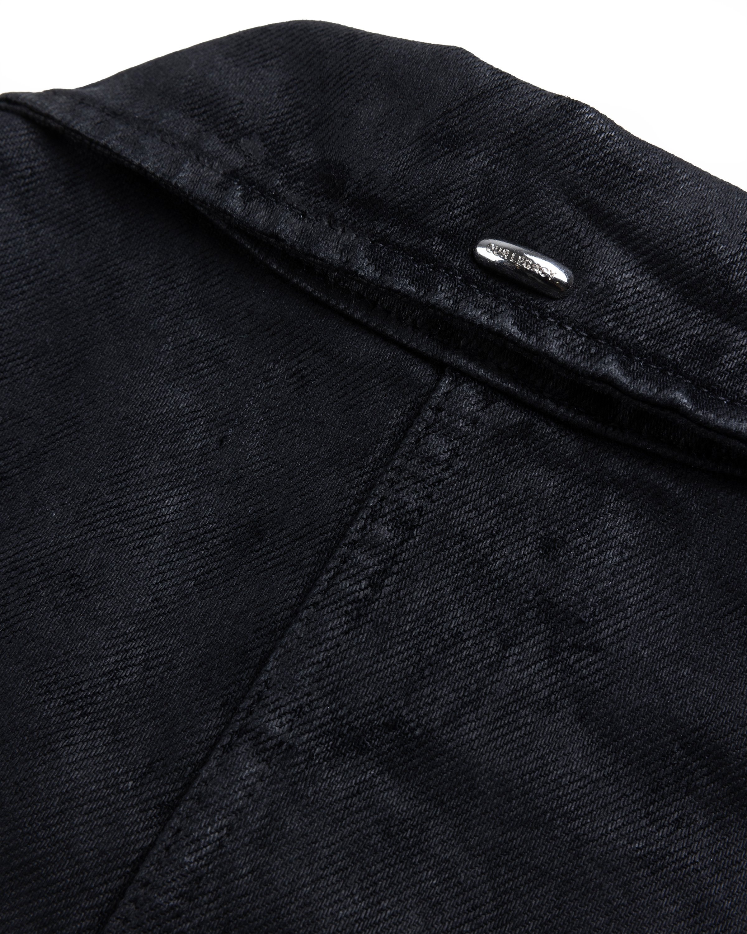 Our Legacy - Rebirth Jacket Waxed Black Denim - Clothing - Black - Image 5