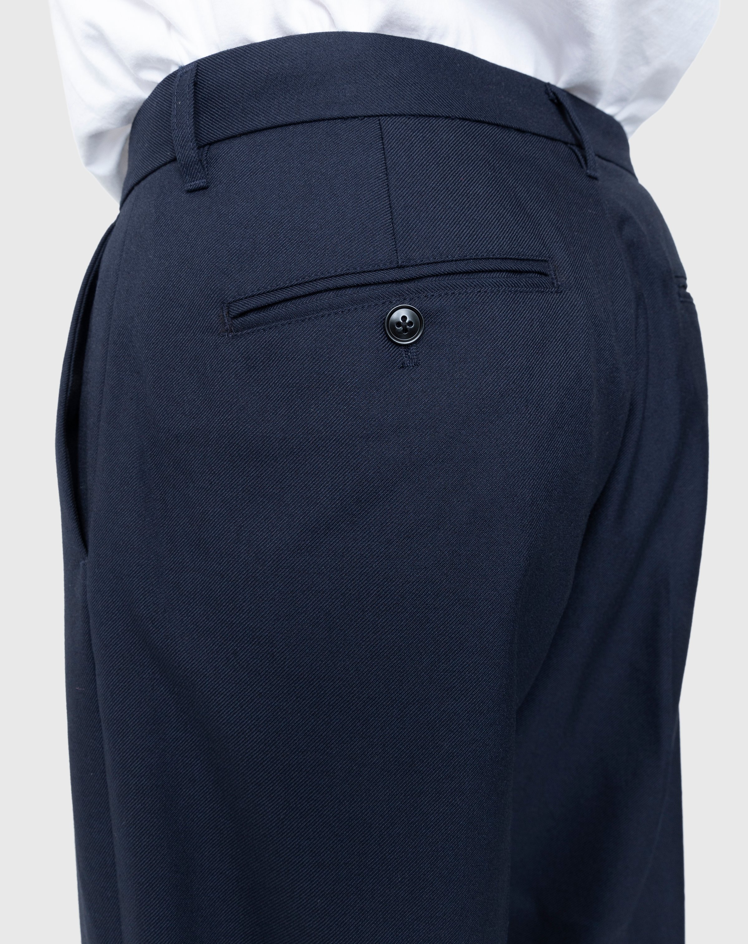 Highsnobiety - Heavy Wool Dress Pants Navy - Clothing - Blue - Image 6