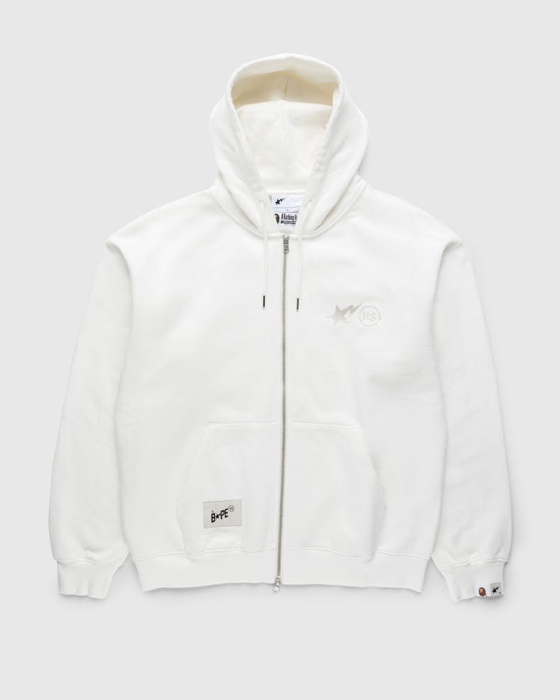 BAPE x Highsnobiety – Heavy Washed Crewneck Ivory | Highsnobiety Shop