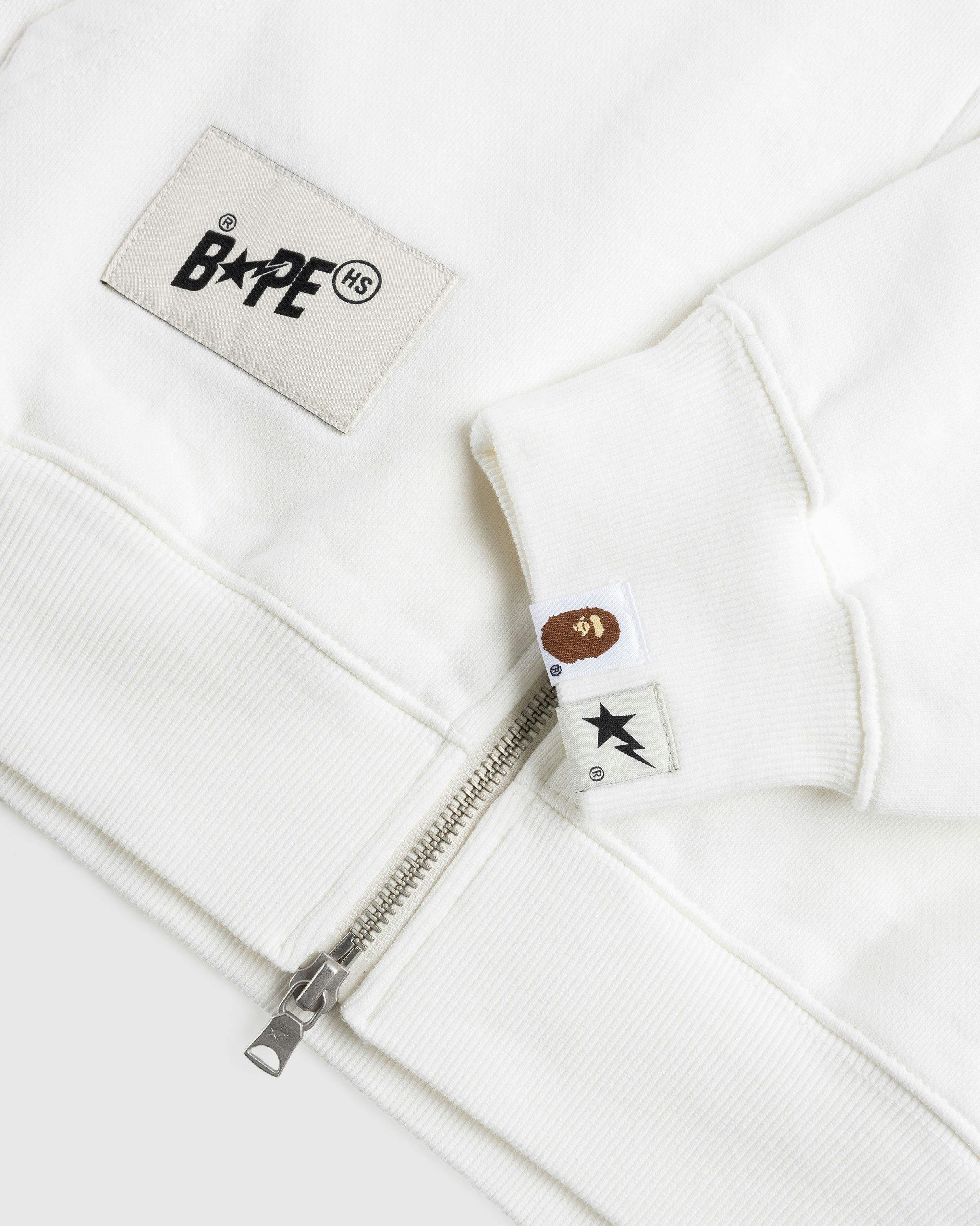 BAPE x Highsnobiety - Heavy Washed Zip Hoodie Ivory - Clothing - Beige - Image 6