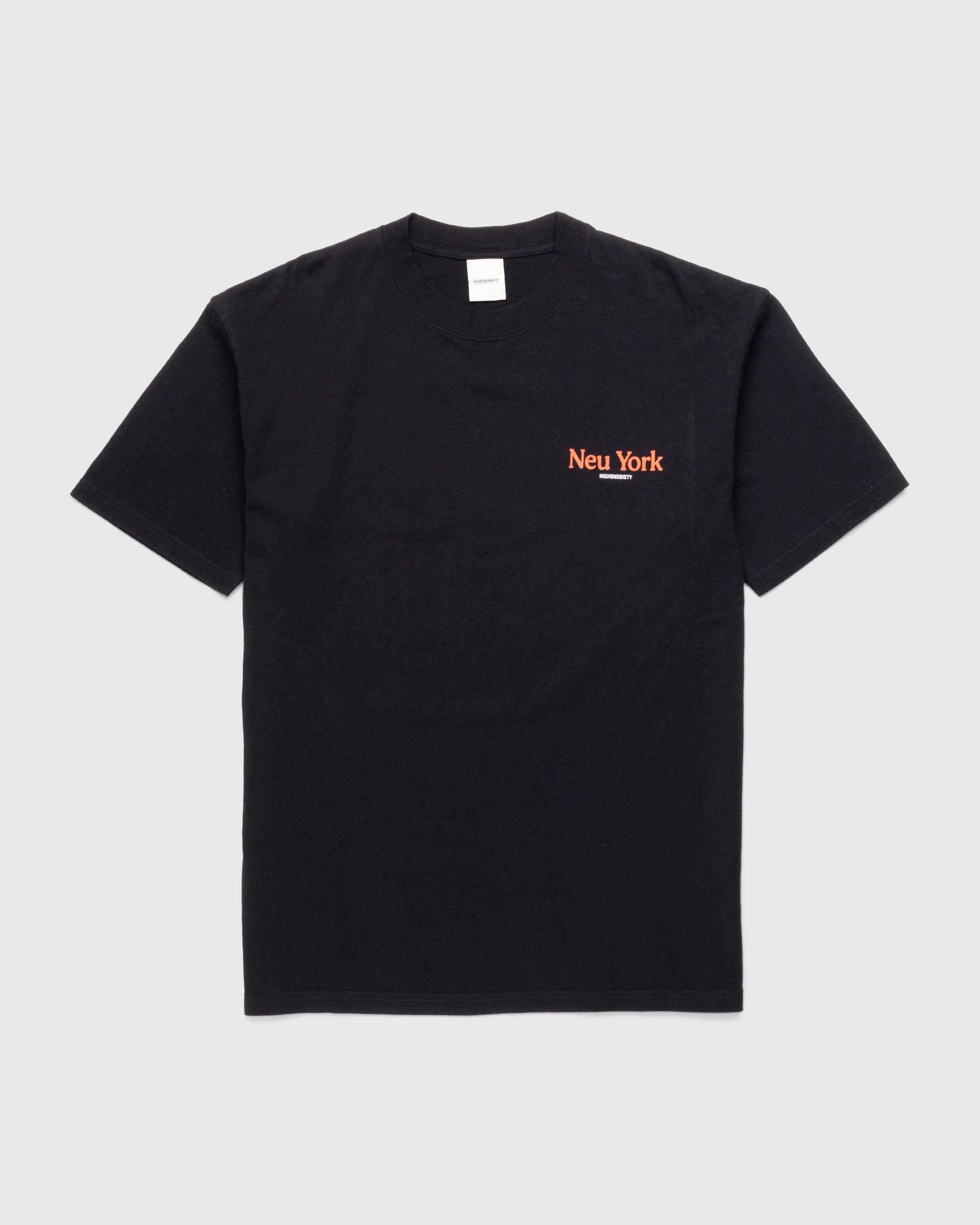 Highsnobiety - Neu York Black T-Shirt - Clothing - Black - Image 2