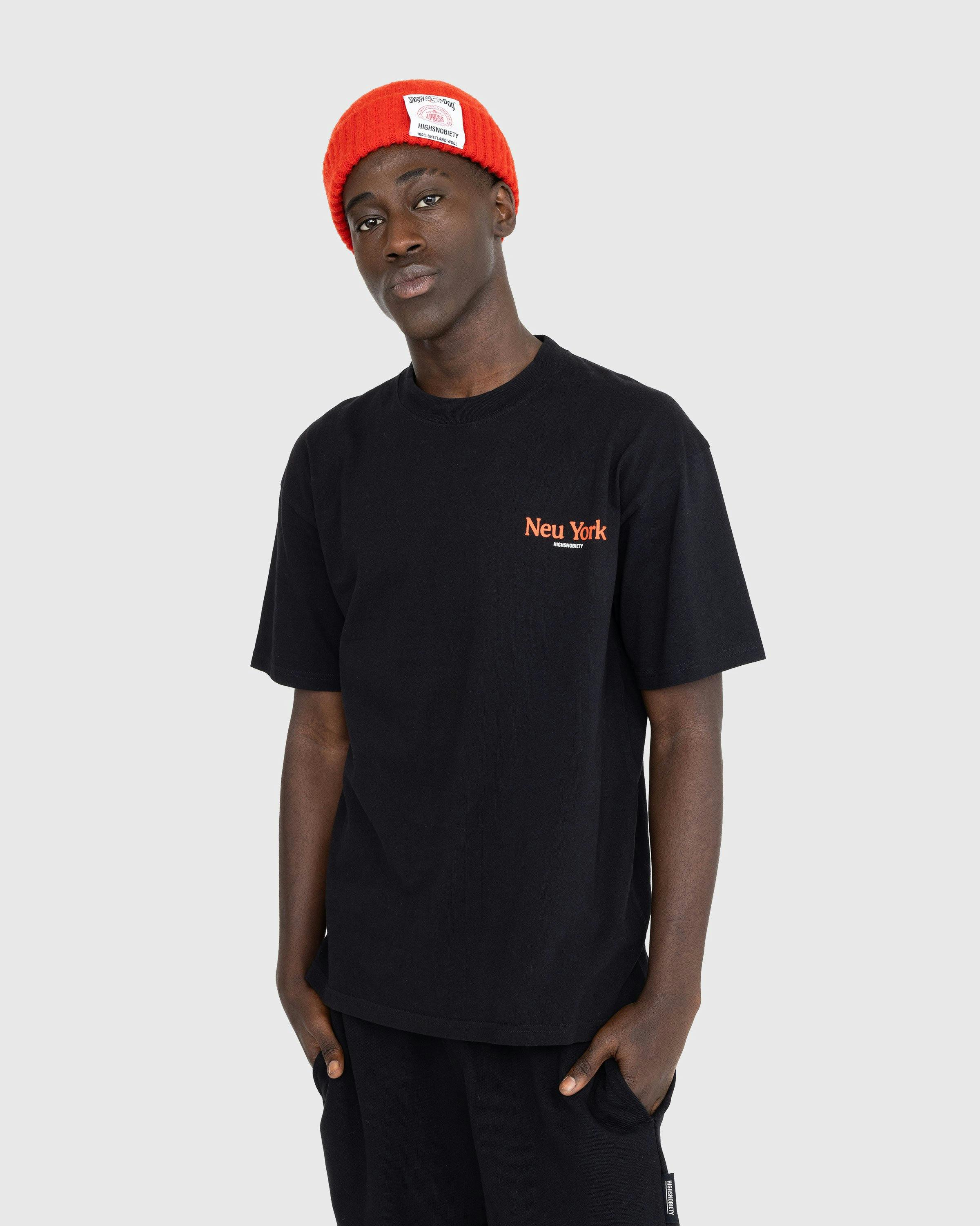 Highsnobiety - Neu York Black T-Shirt - Clothing - Black - Image 3