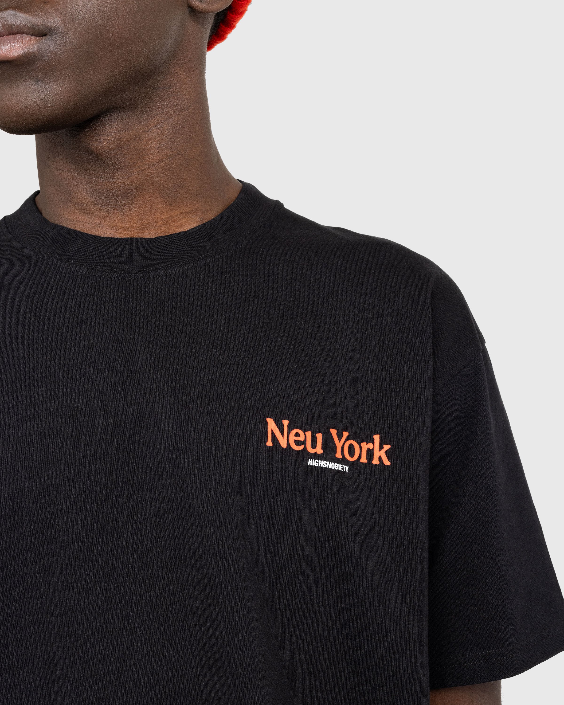 Highsnobiety - Neu York Black T-Shirt - Clothing - Black - Image 5