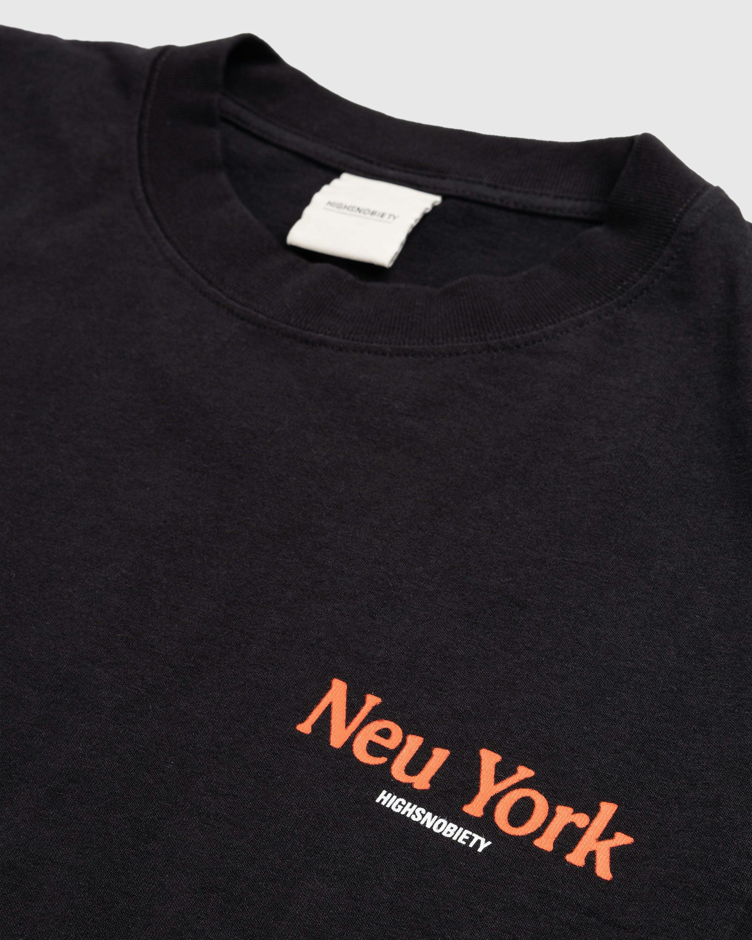 Highsnobiety - Neu York Black T-Shirt - Clothing - Black - Image 7