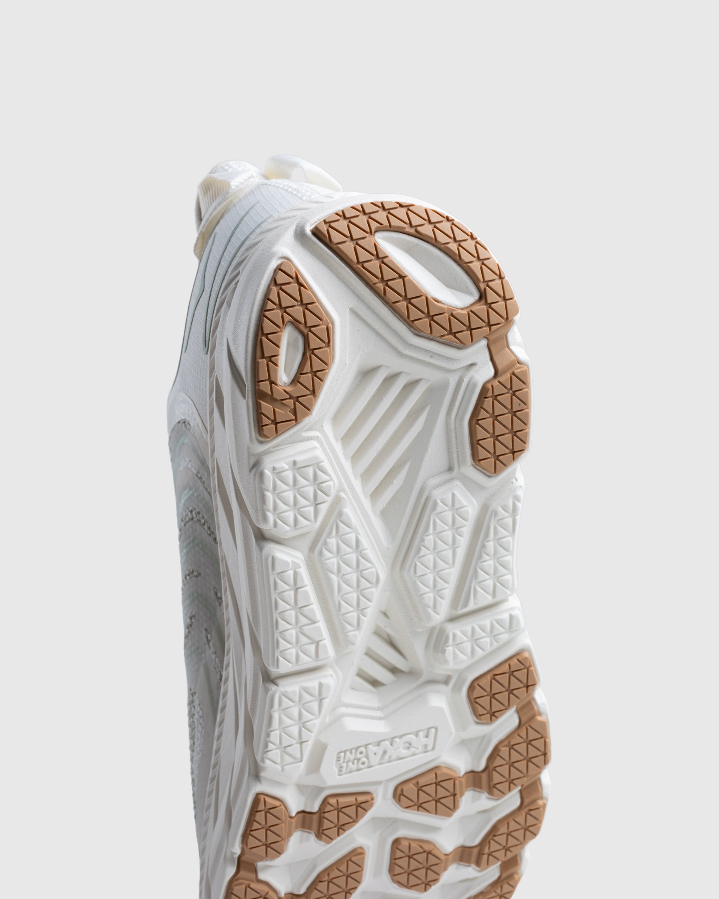 Satisfy x HOKA - U Clifton LS Celadon Tint - Footwear - White - Image 6