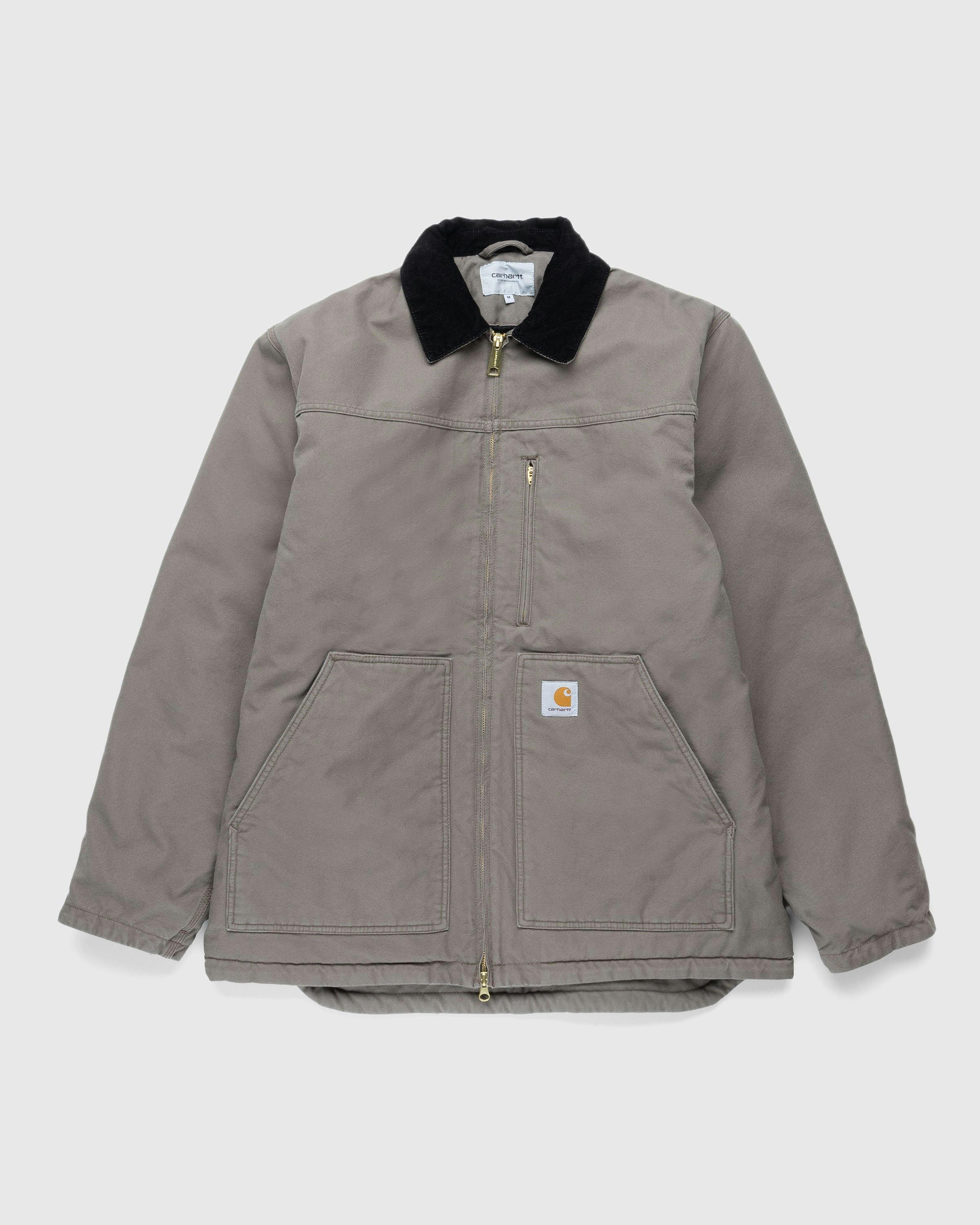 Carhartt WIP - Arlington Coat Black Rinsed - Clothing - Black - Image 1