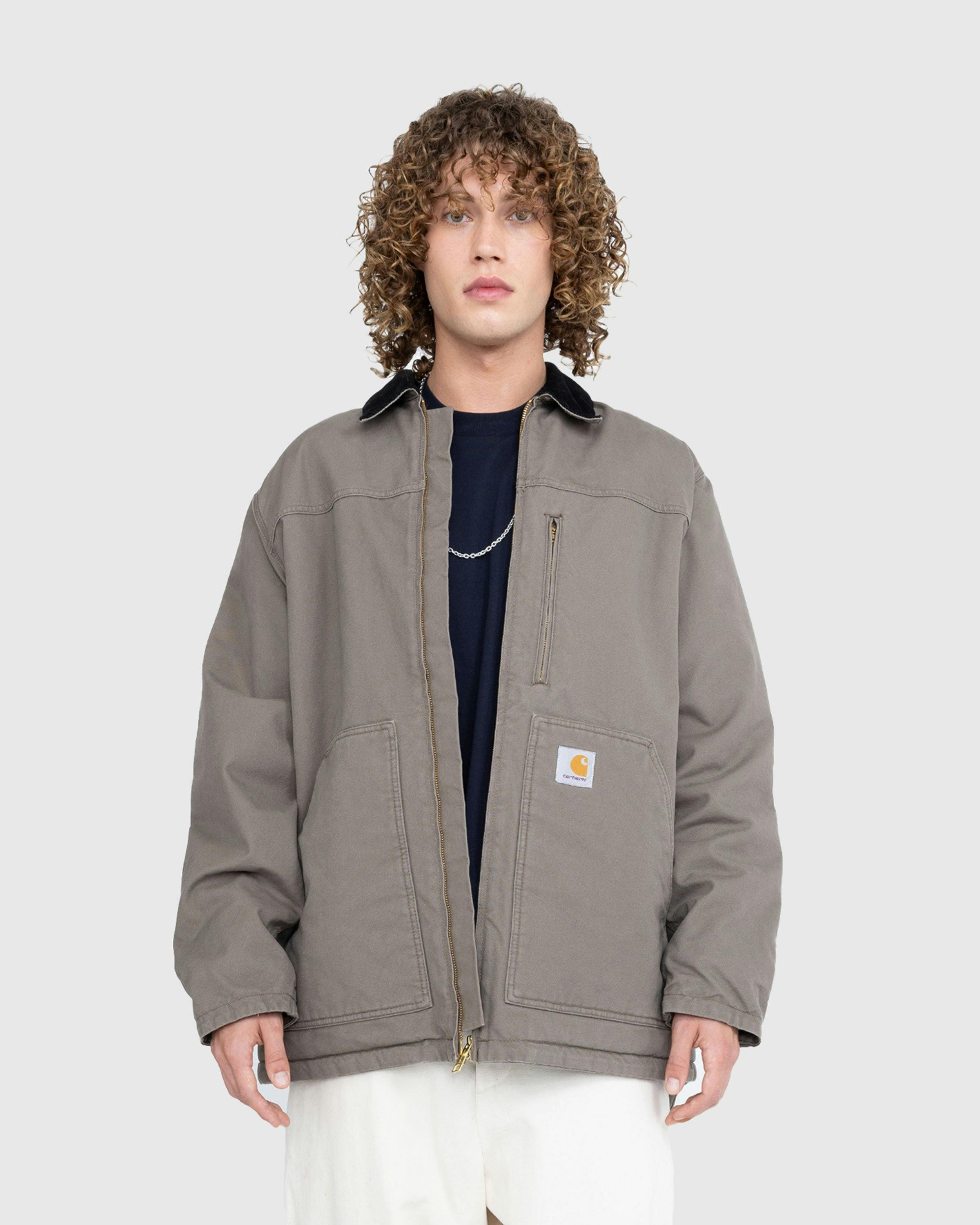 Carhartt WIP - Arlington Coat Black Rinsed - Clothing - Black - Image 2