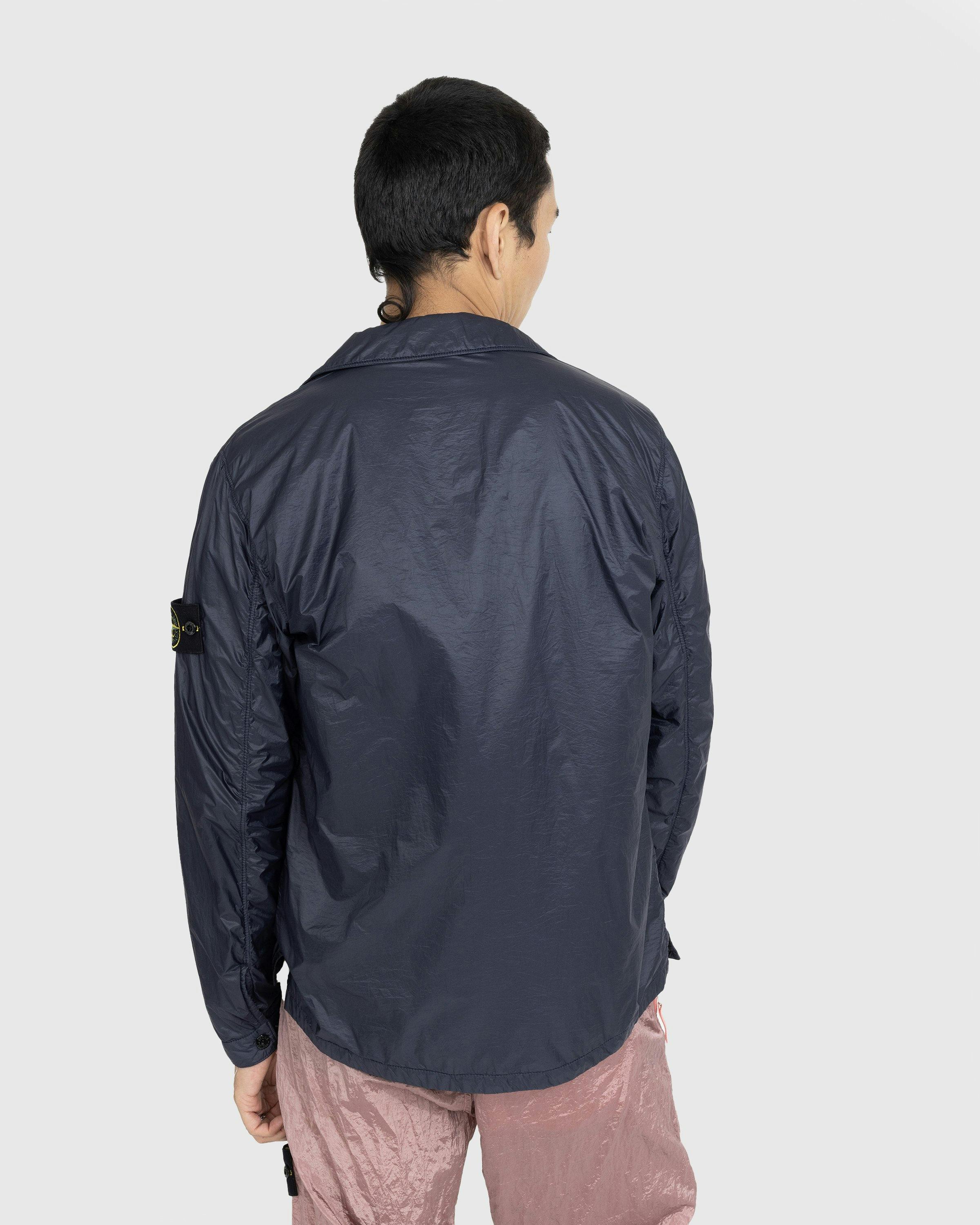 Stone Island - Overshirt Navy Blue 11025 - Clothing - Blue - Image 3