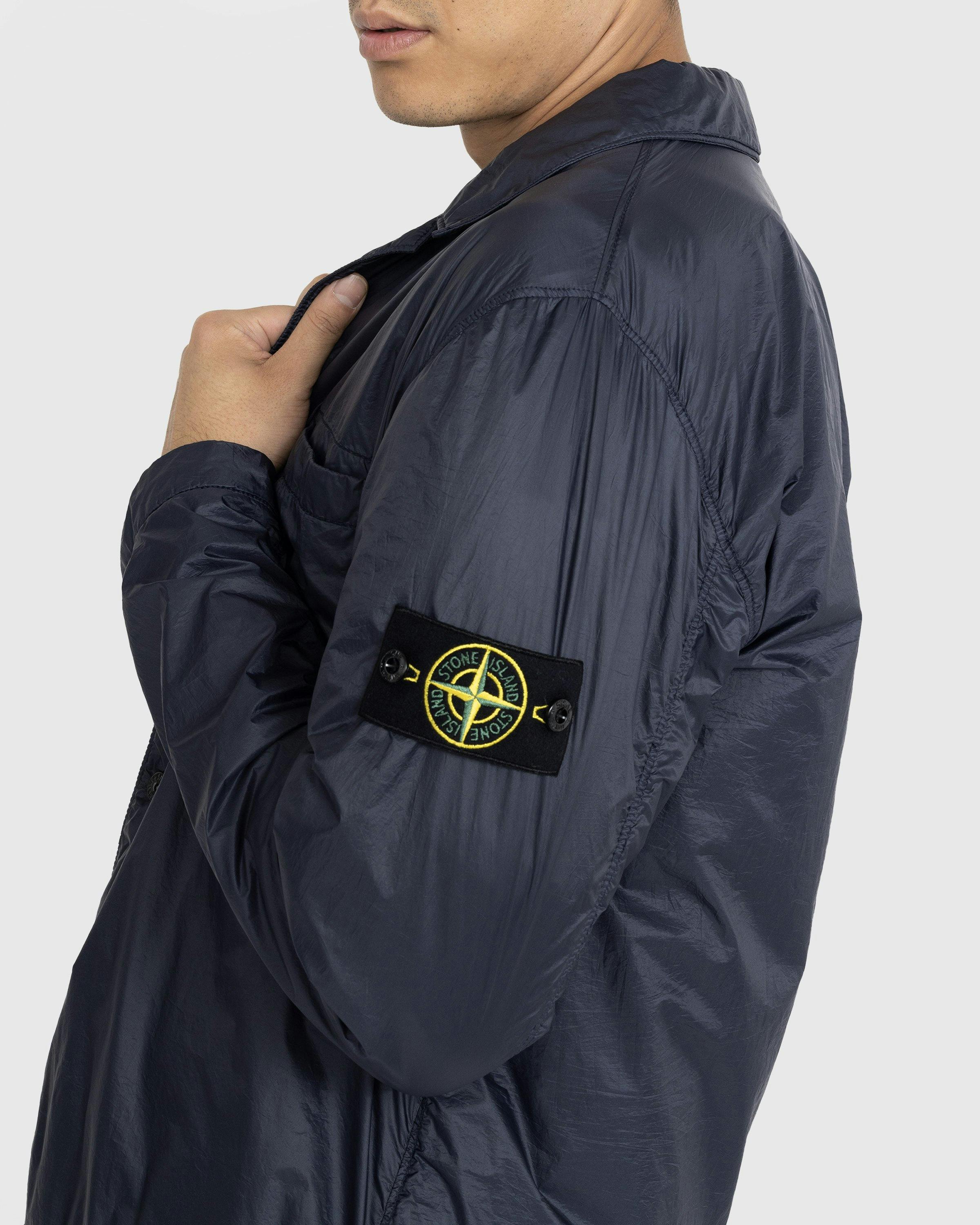 Stone Island - Overshirt Navy Blue 11025 - Clothing - Blue - Image 4