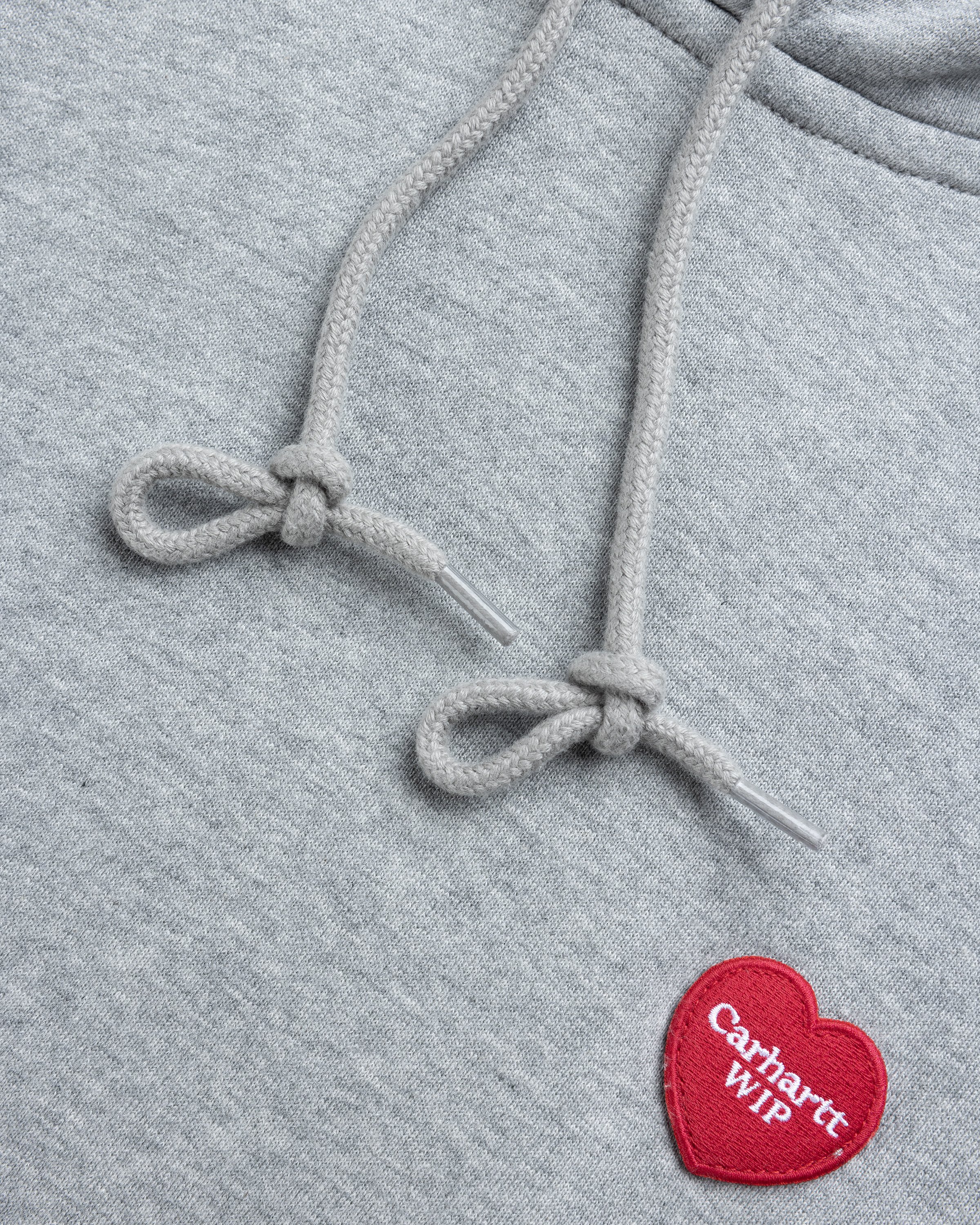 Carhartt WIP - Hooded Heart Sweatshirt Grey Heather - Clothing - Grey - Image 5