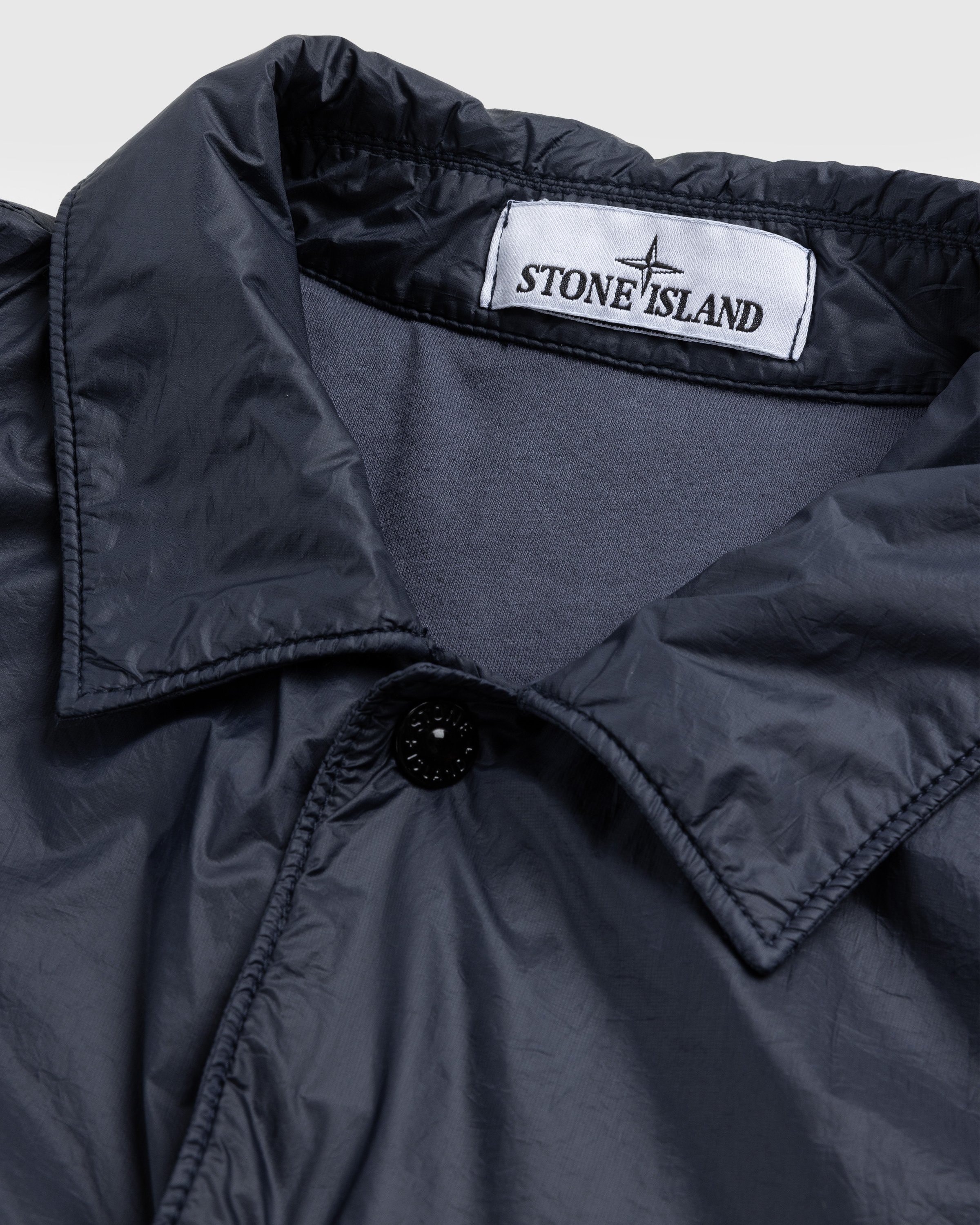 Stone Island - Overshirt Navy Blue 11025 - Clothing - Blue - Image 6