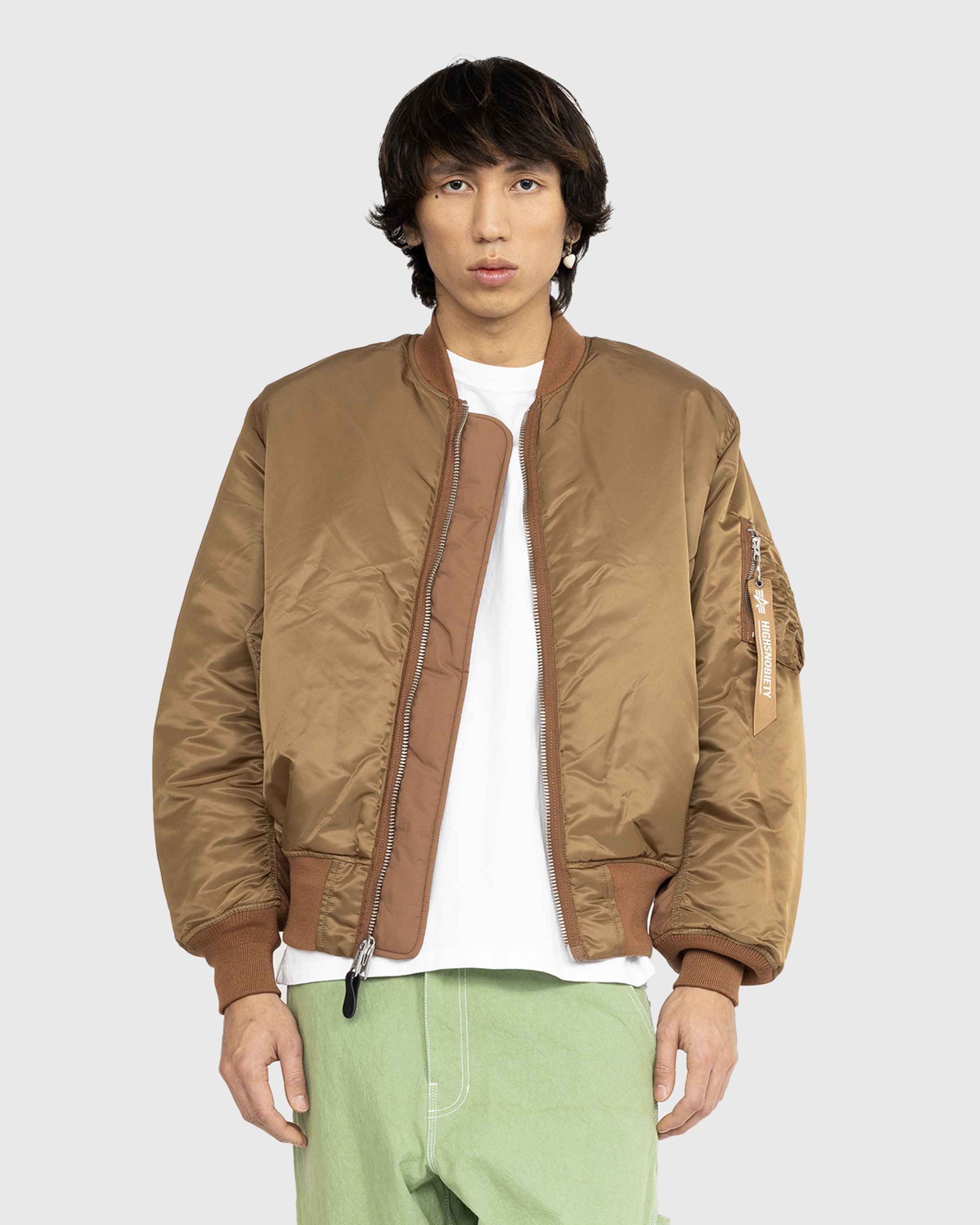 Alpha Industries x Highsnobiety - MA-1 Bomber Brown - Clothing - Brown - Image 2