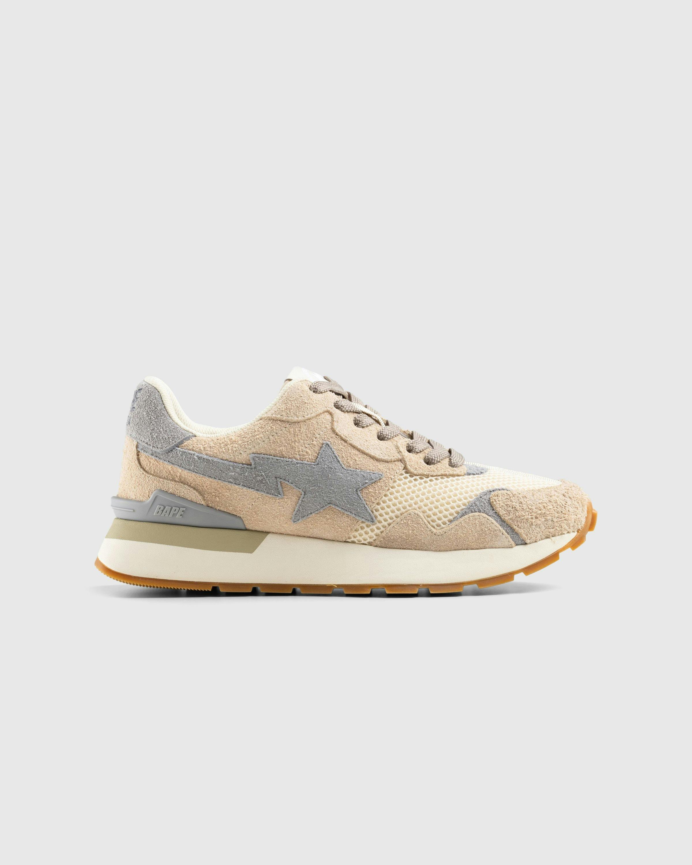 BAPE x Highsnobiety - ROAD STA Express Beige/Charcoal - Footwear - BEIGE - Image 1