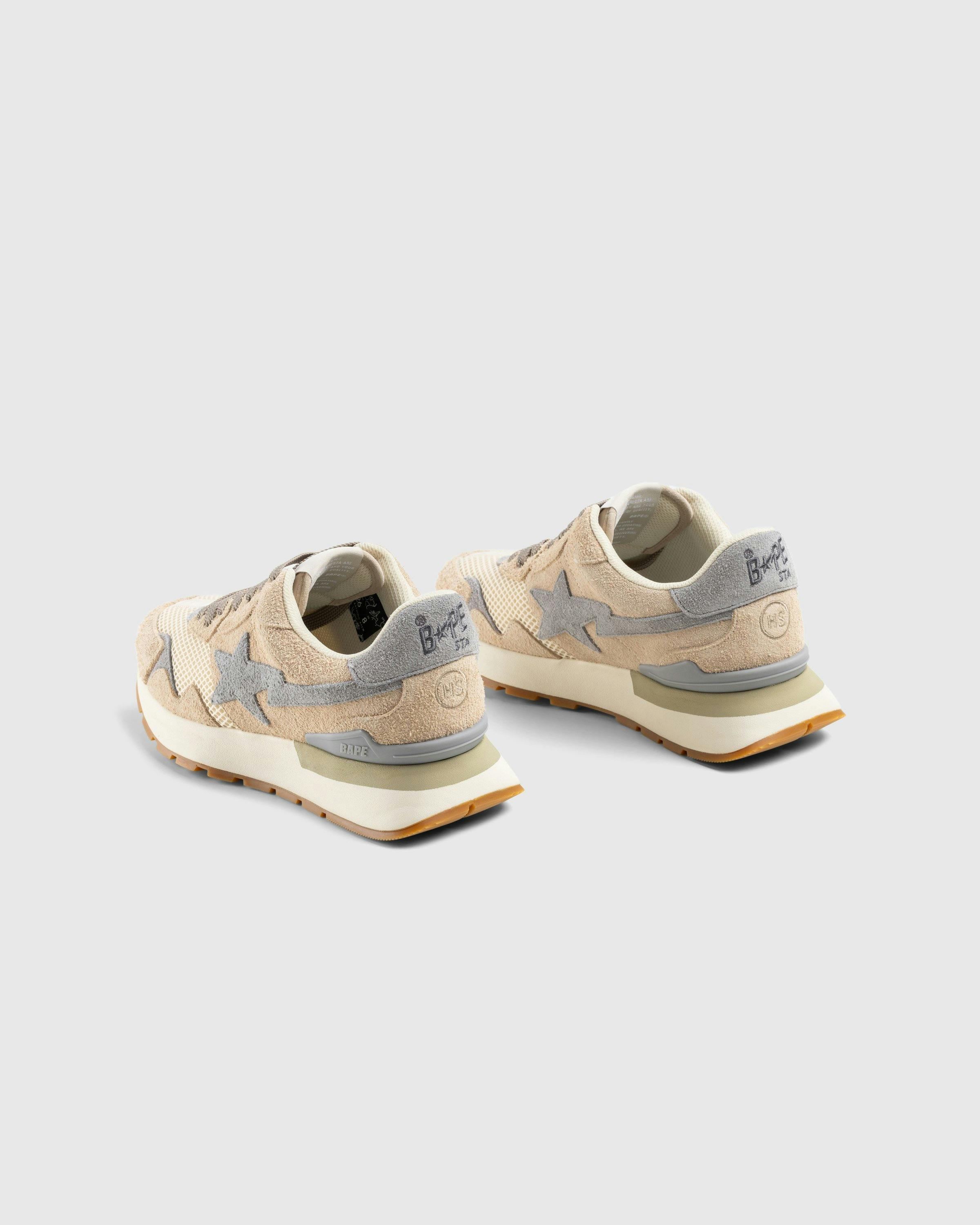 BAPE x Highsnobiety - ROAD STA Express Beige/Charcoal - Footwear - BEIGE - Image 4