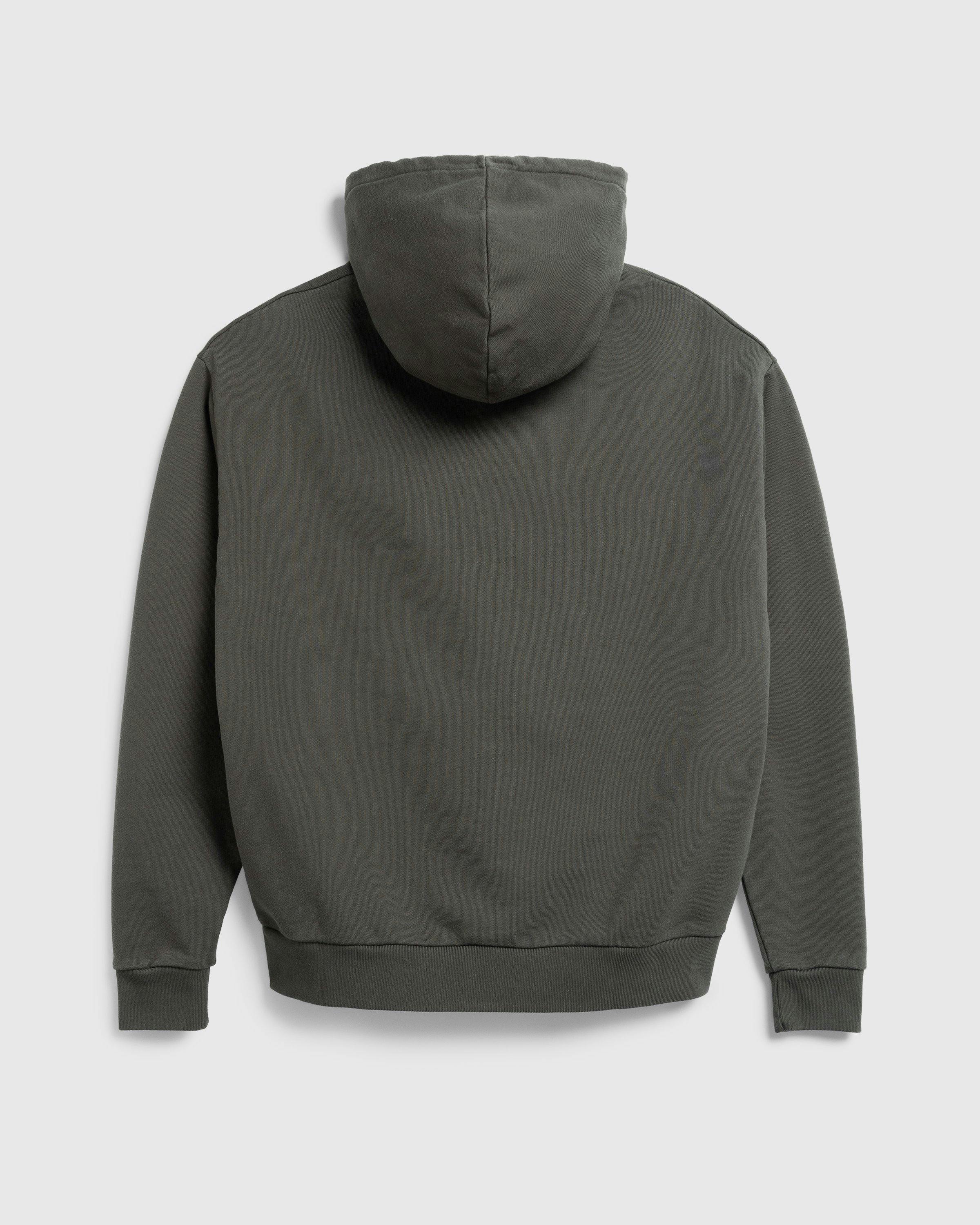 Highsnobiety - London Fleece Hoodie - Clothing - Dark Grey - Image 2