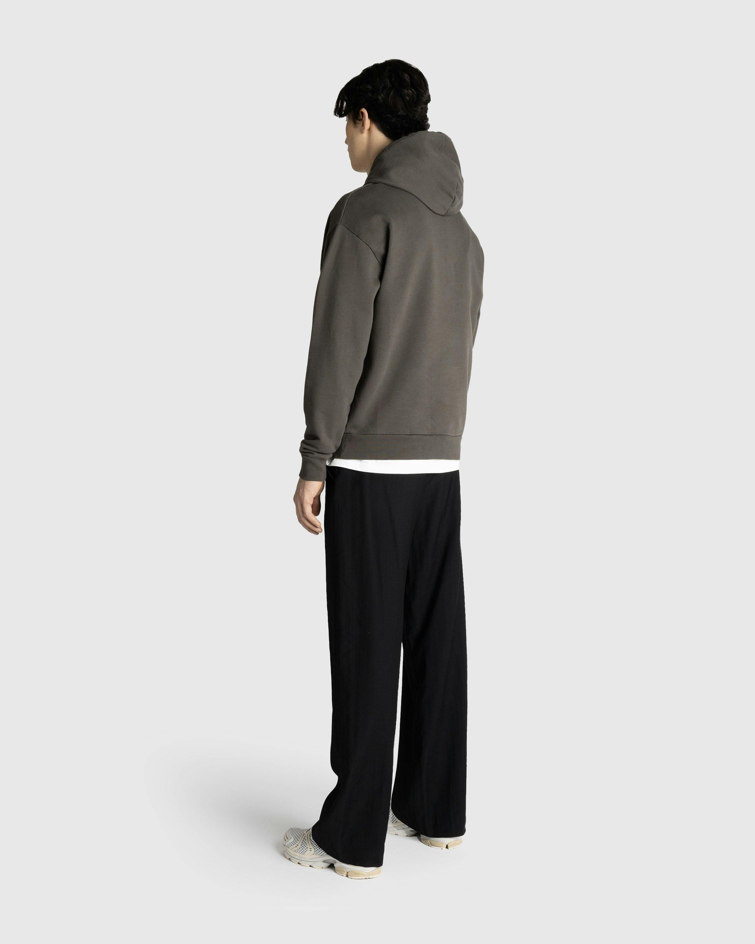 Highsnobiety - London Fleece Hoodie - Clothing - Dark Grey - Image 5