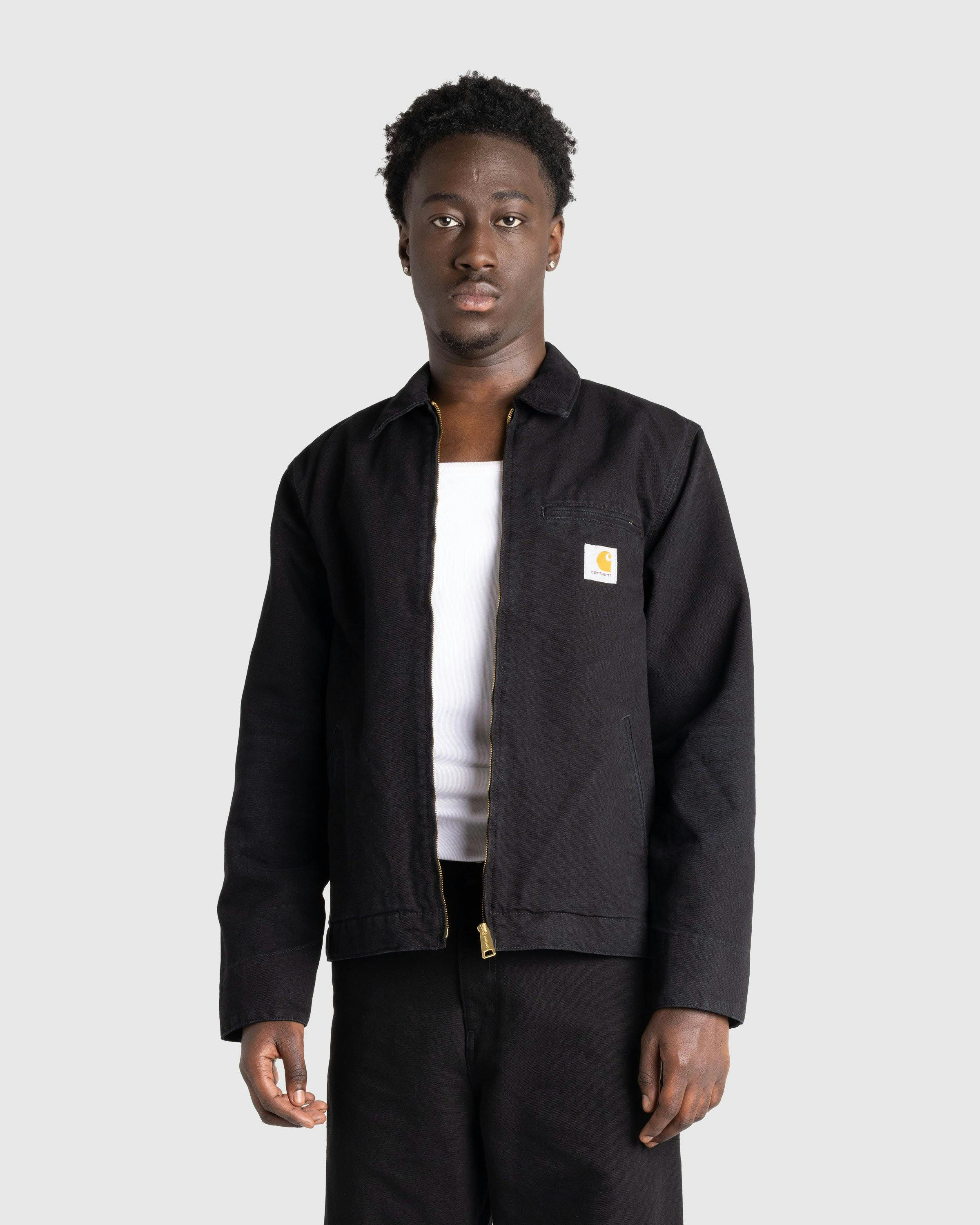 Carhartt WIP - Detroit Jacket Black / Black /aged canvas - Clothing - Black - Image 2