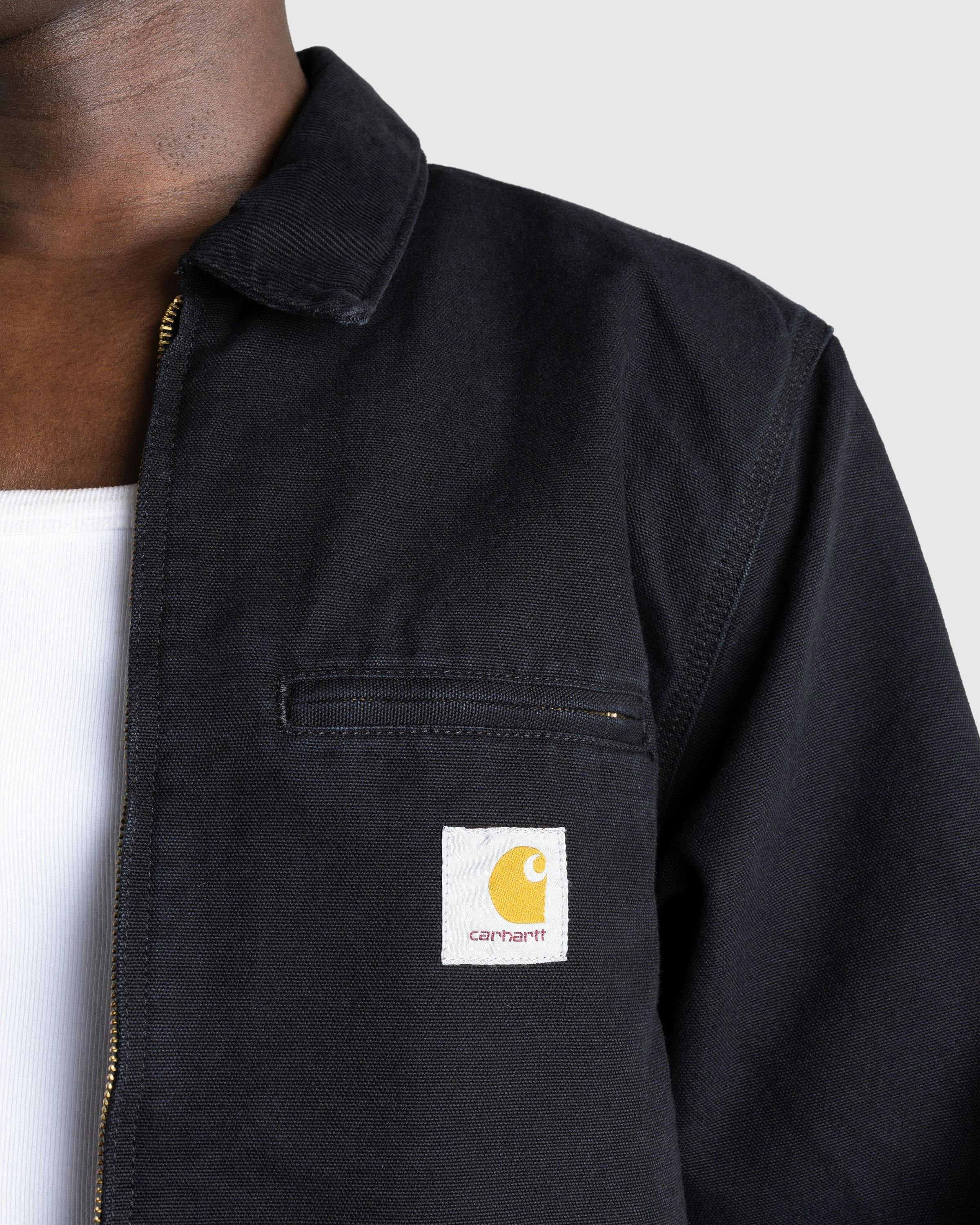 Carhartt WIP - Detroit Jacket Black / Black /aged canvas - Clothing - Black - Image 5