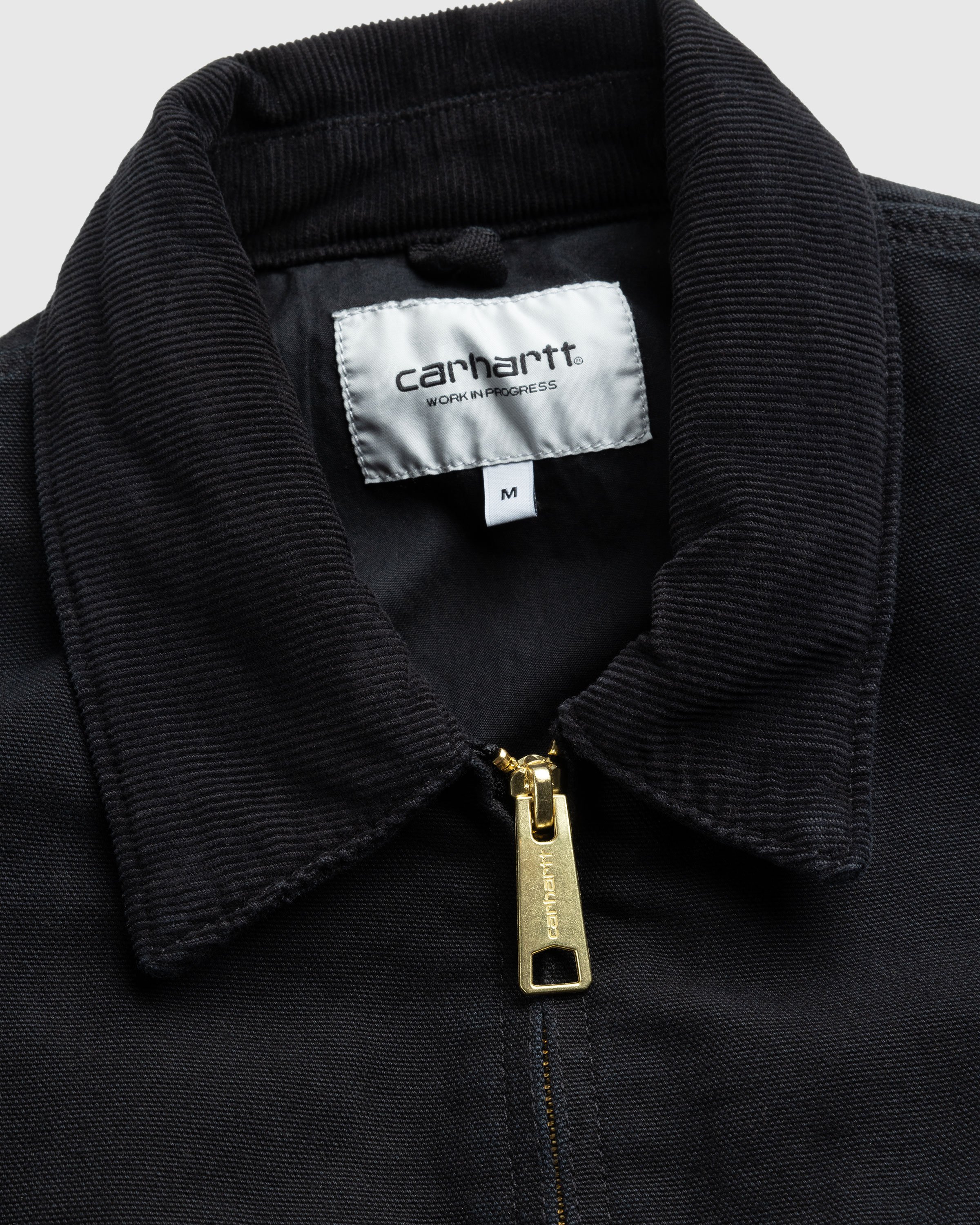 Carhartt WIP - Detroit Jacket Black / Black /aged canvas - Clothing - Black - Image 7