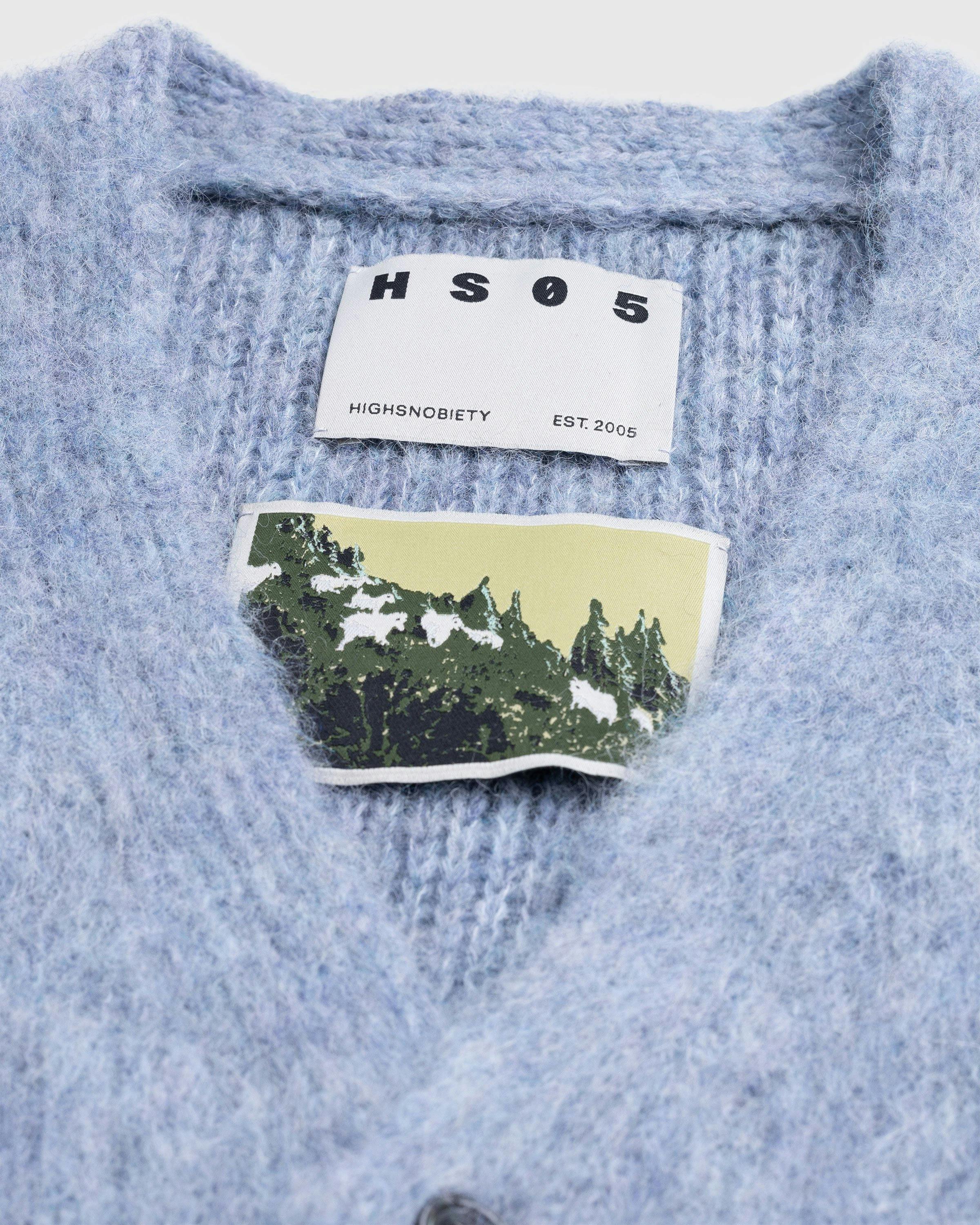 Highsnobiety HS05 - Brushed Alpaca Cardigan Light Blue - Clothing - Blue - Image 6