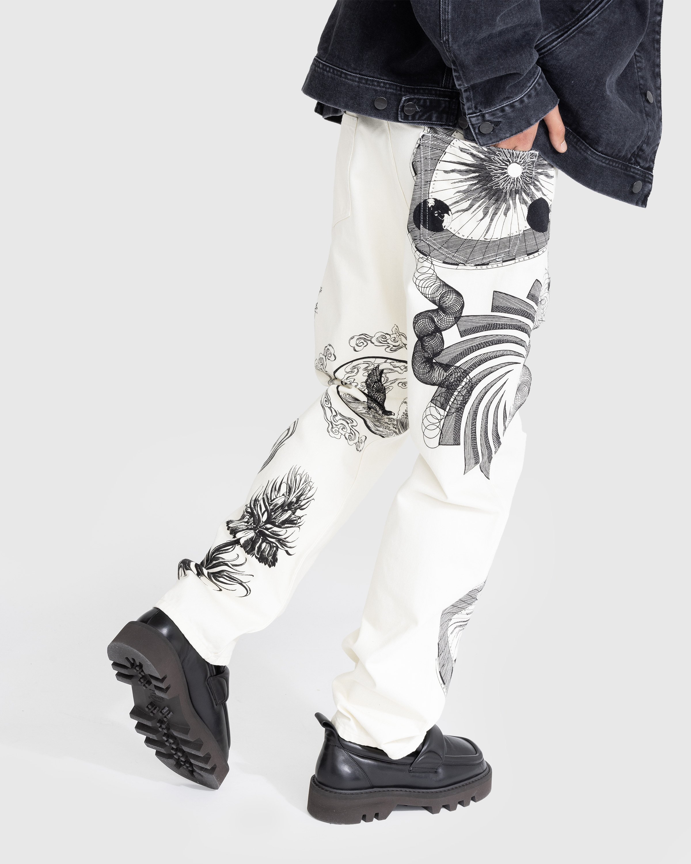 Dries van Noten - Panthero Pants White - Clothing - White - Image 3