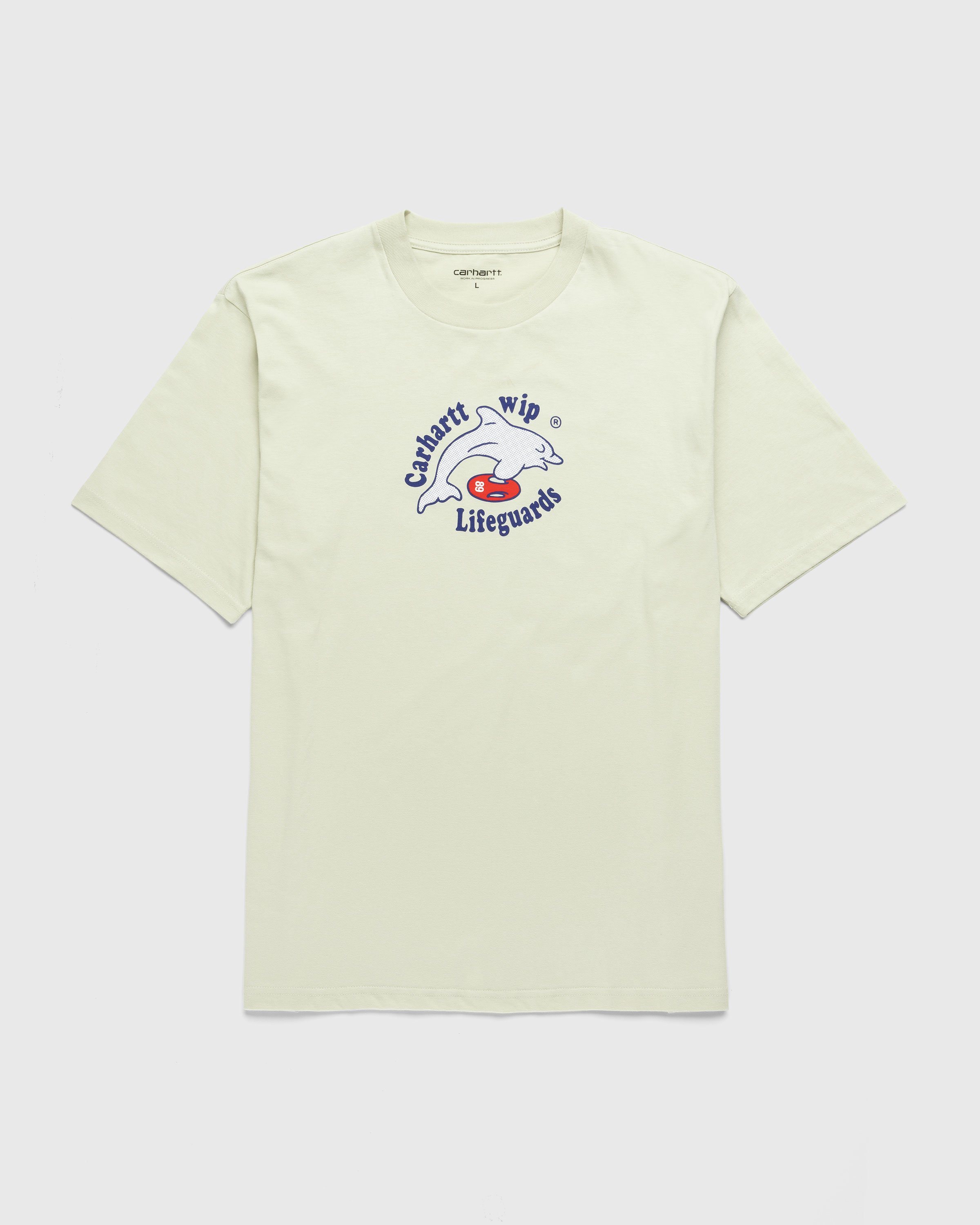 Carhartt WIP - Lifeguards T-Shirt Light Blue - Clothing - White - Image 1