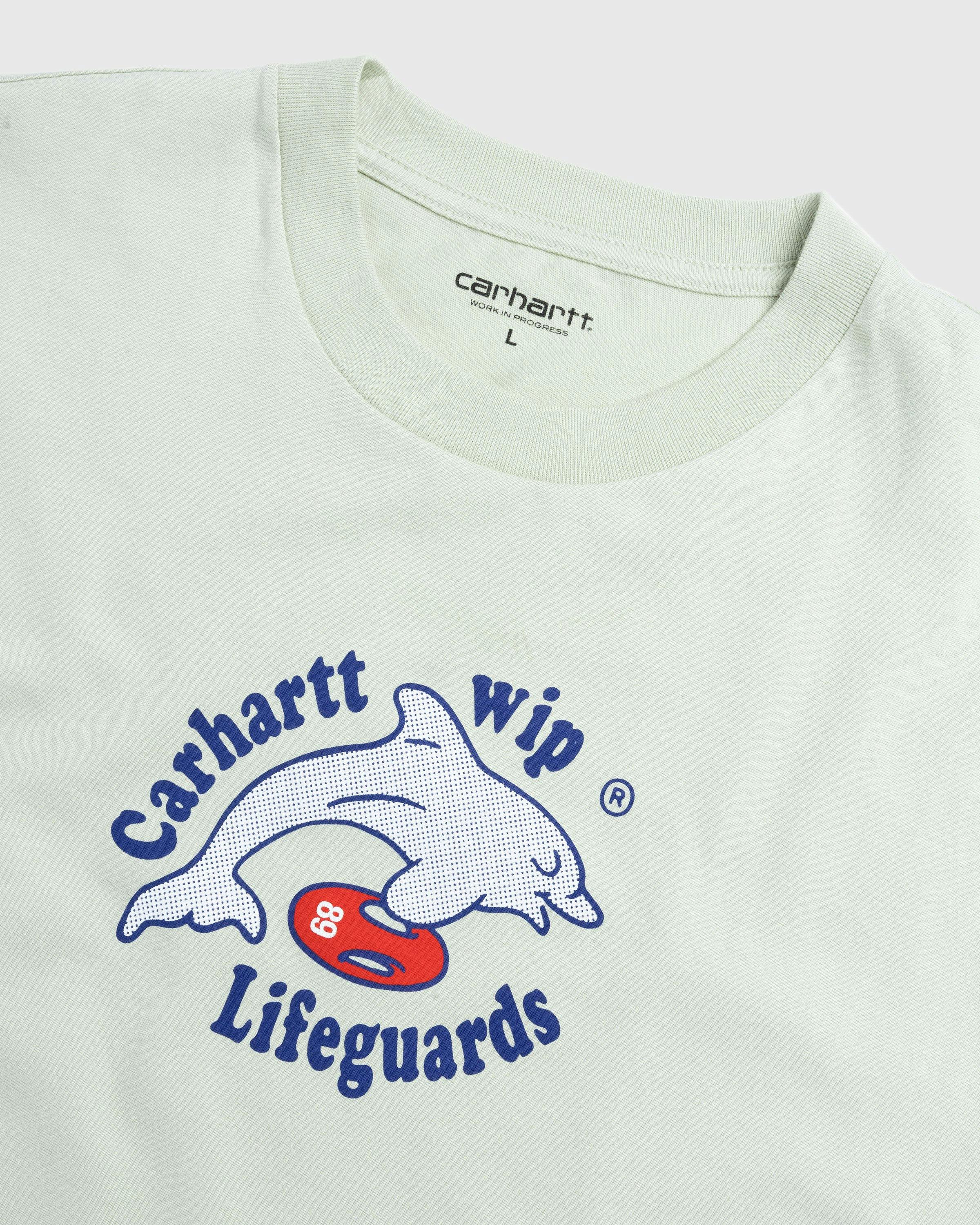 Carhartt WIP - Lifeguards T-Shirt Light Blue - Clothing - White - Image 6