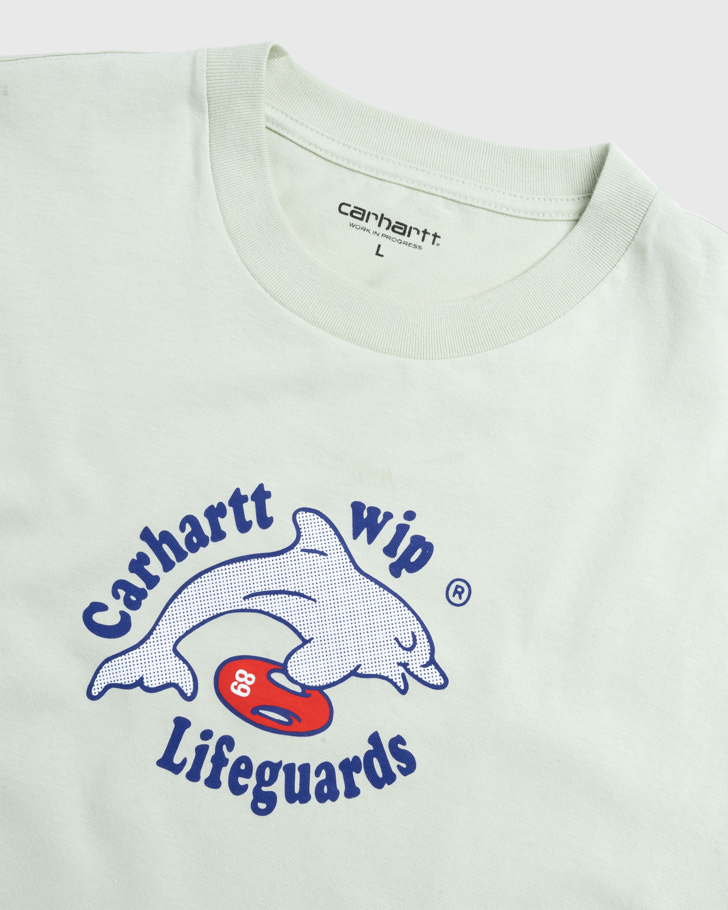 Carhartt WIP - Lifeguards T-Shirt Light Blue - Clothing - White - Image 6