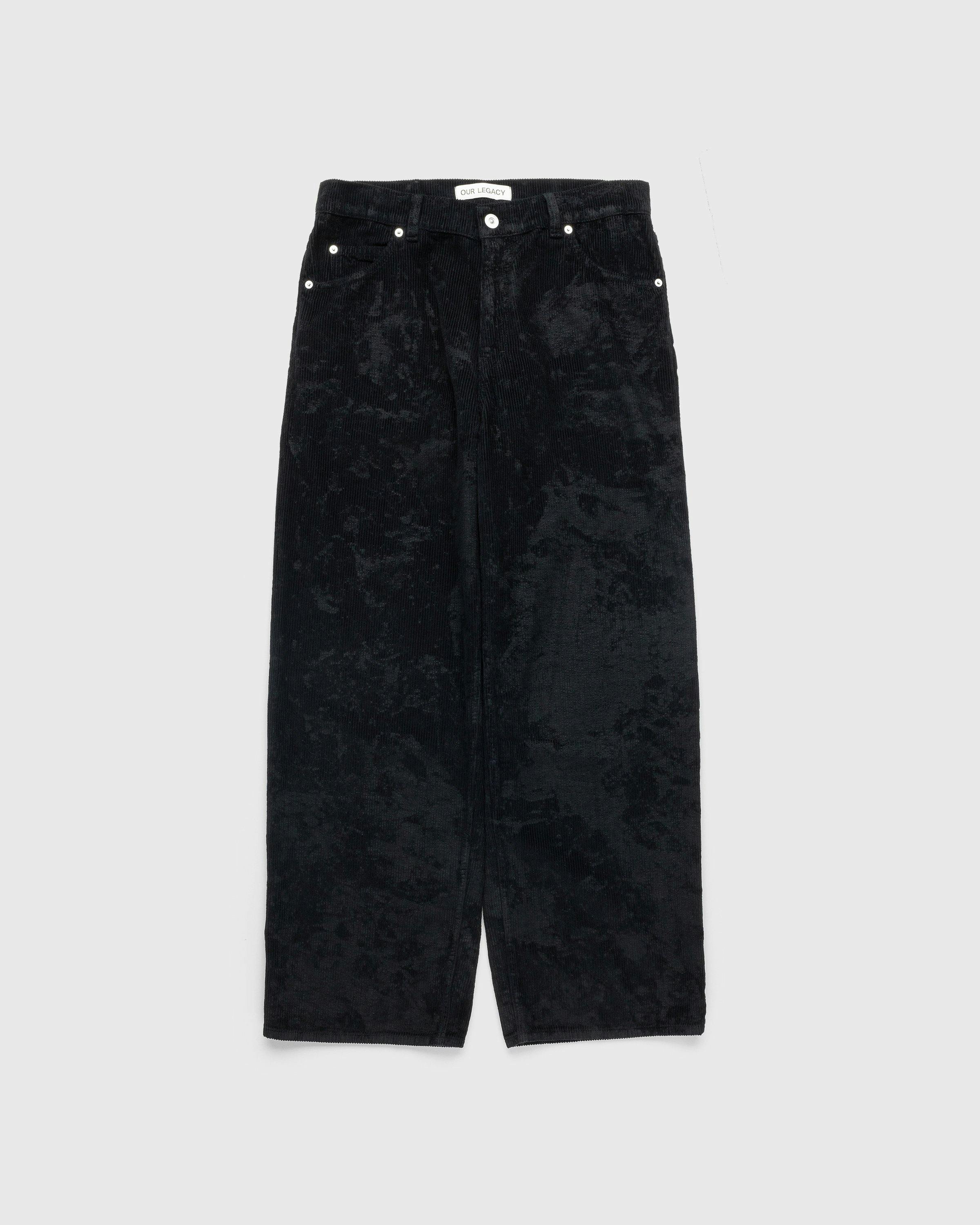 Our Legacy - Vast Cut Corduroy Jeans Black - Clothing - Black - Image 1