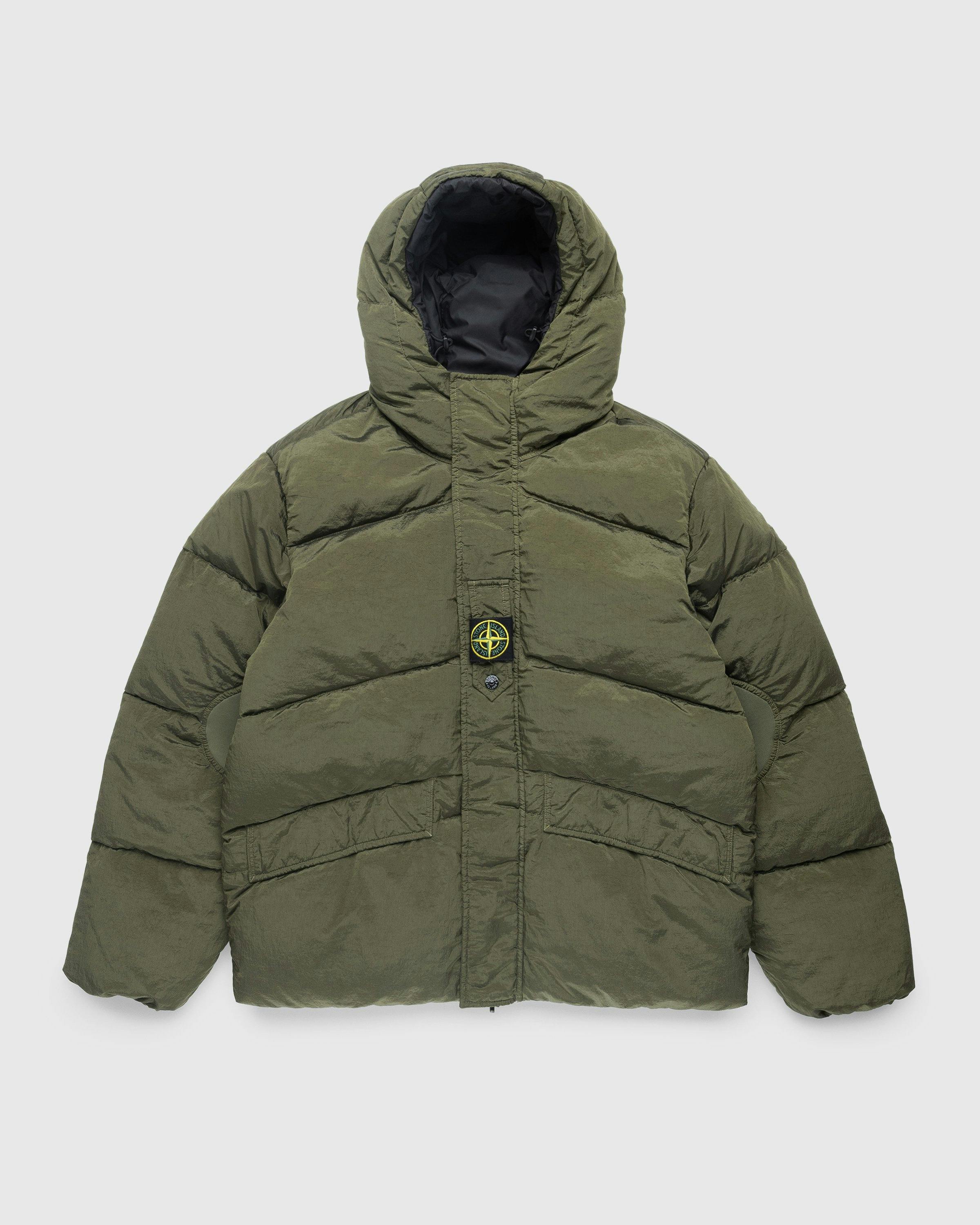 Stone Island - Down Puffer Jacket Olive - Clothing - Green - Image 1