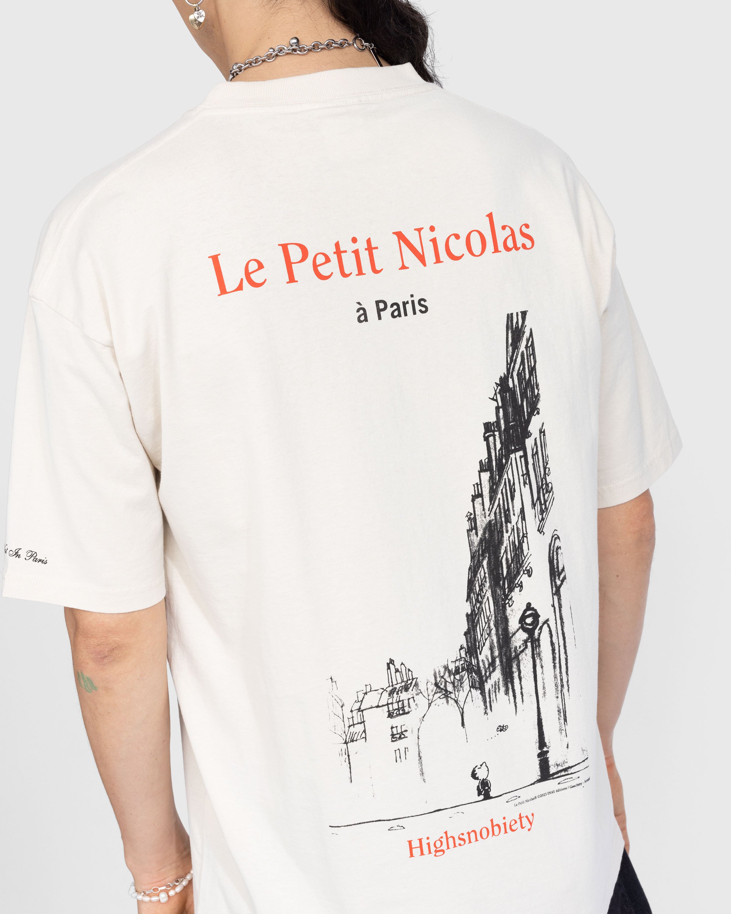 Le Petit Nicolas x Highsnobiety - T-Shirt Eggshell - Clothing - Beige - Image 4