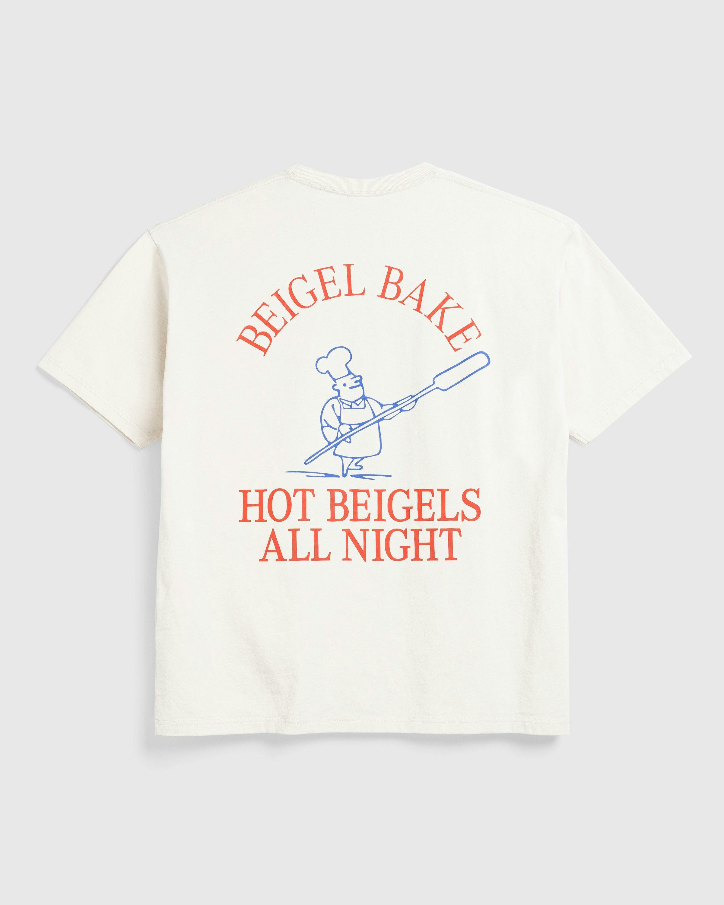 Beigel Bake x Highsnobiety - Eggshell Short Sleeves Tee - Clothing -  - Image 1